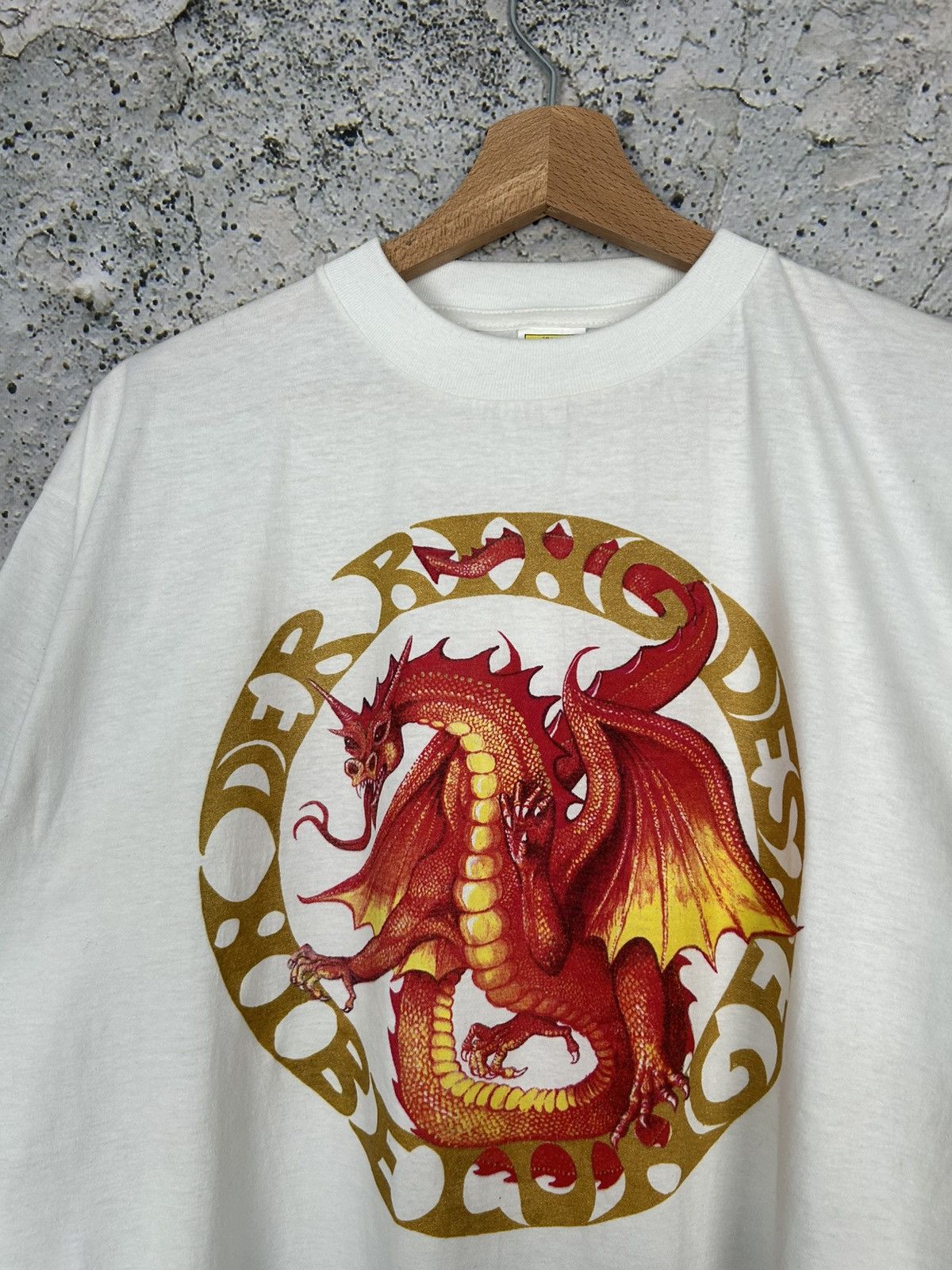 Vintage Vintage Dragon Avant Garde Tee Japanese Alternative Skate Size US L / EU 52-54 / 3 - 3 Thumbnail