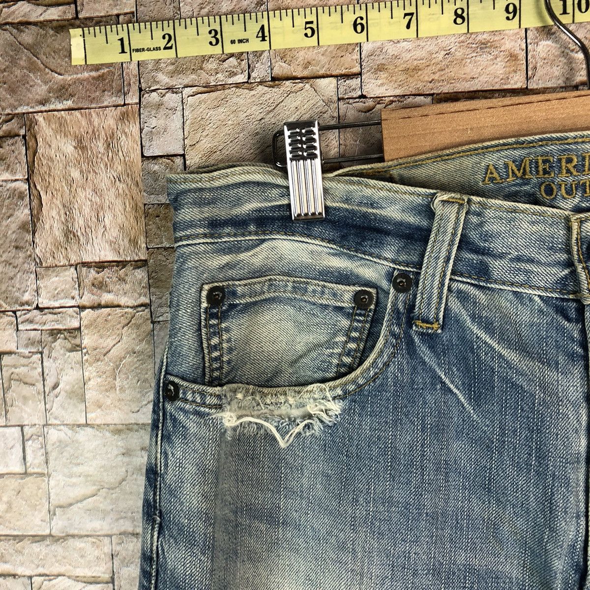 Japanese Brand Eagle American Outfitters Distressed Denim Pants #A1042 Size US 32 / EU 48 - 7 Thumbnail