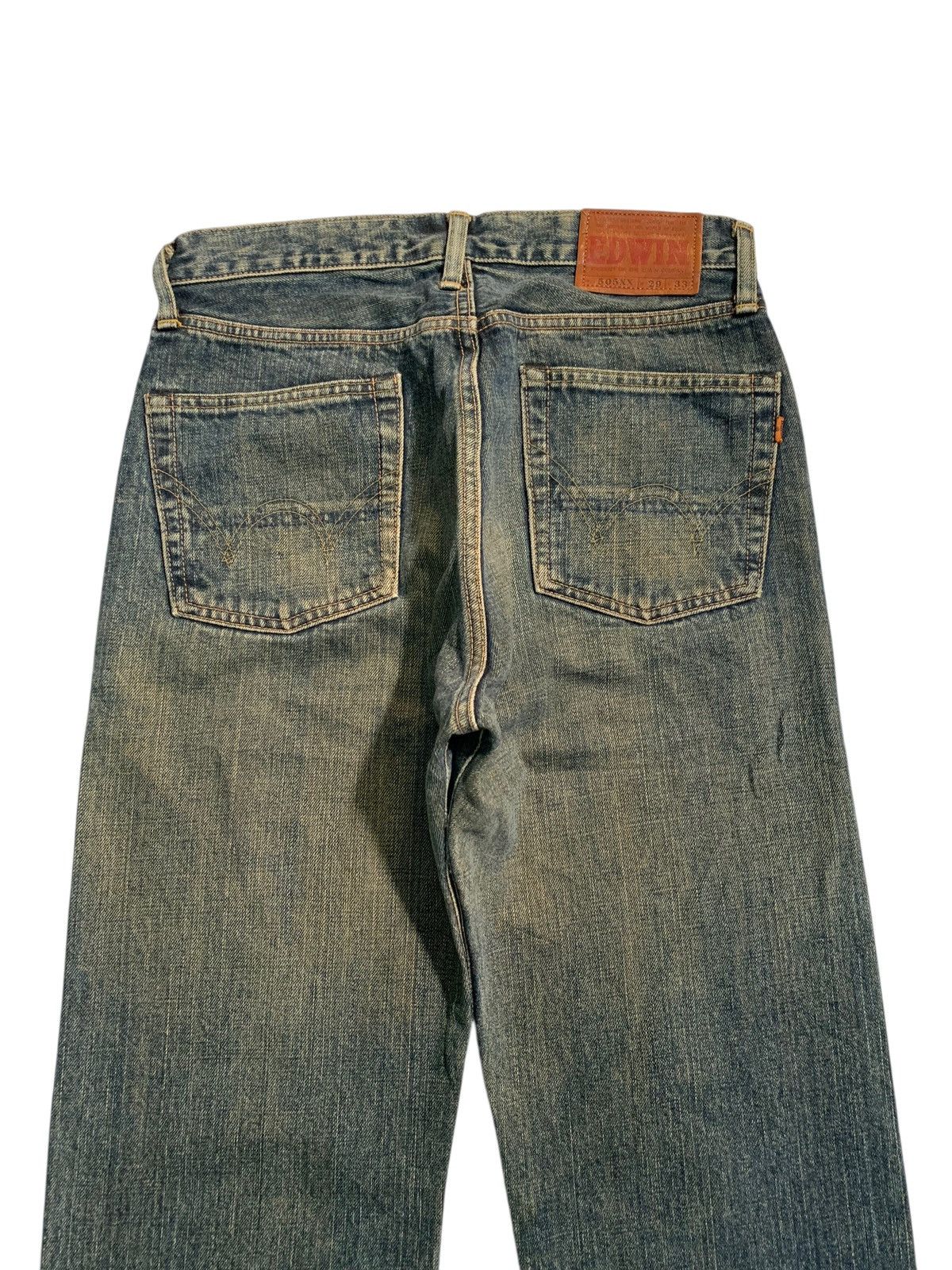 Kapital VINTAGE EDWIN 505XX SELVEDGE FADED&RUSTY JAPANESE DENIM Size US 29 - 8 Thumbnail