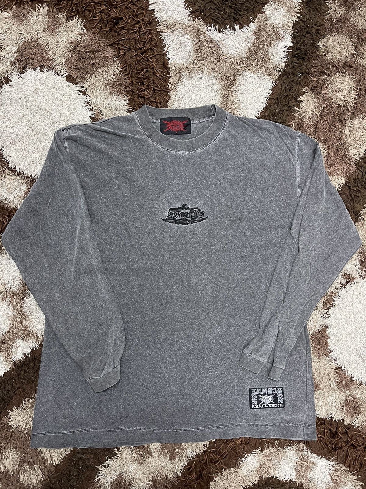 Affliction × Japanese Brand × Vintage VINTAGE AFFLICTION ANGEL DEVIL TEE VERY RARE Size US XL / EU 56 / 4 - 3 Thumbnail
