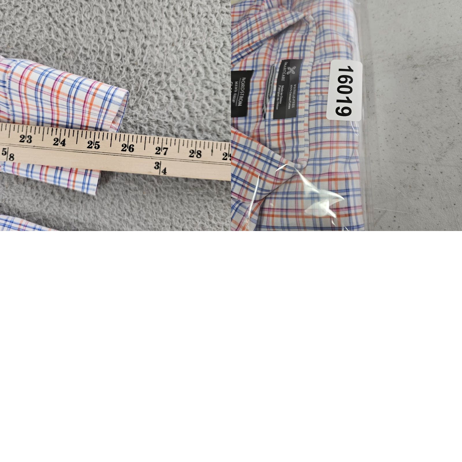 Nordstrom Nordstrom Dress Shirt Mens Large Classics Regular Fit Multi Color Check Cotton Shirt Regular Mens Nordstrom Dress Shirt Color Multicolor Check Cotton Size 42R - 8 Thumbnail