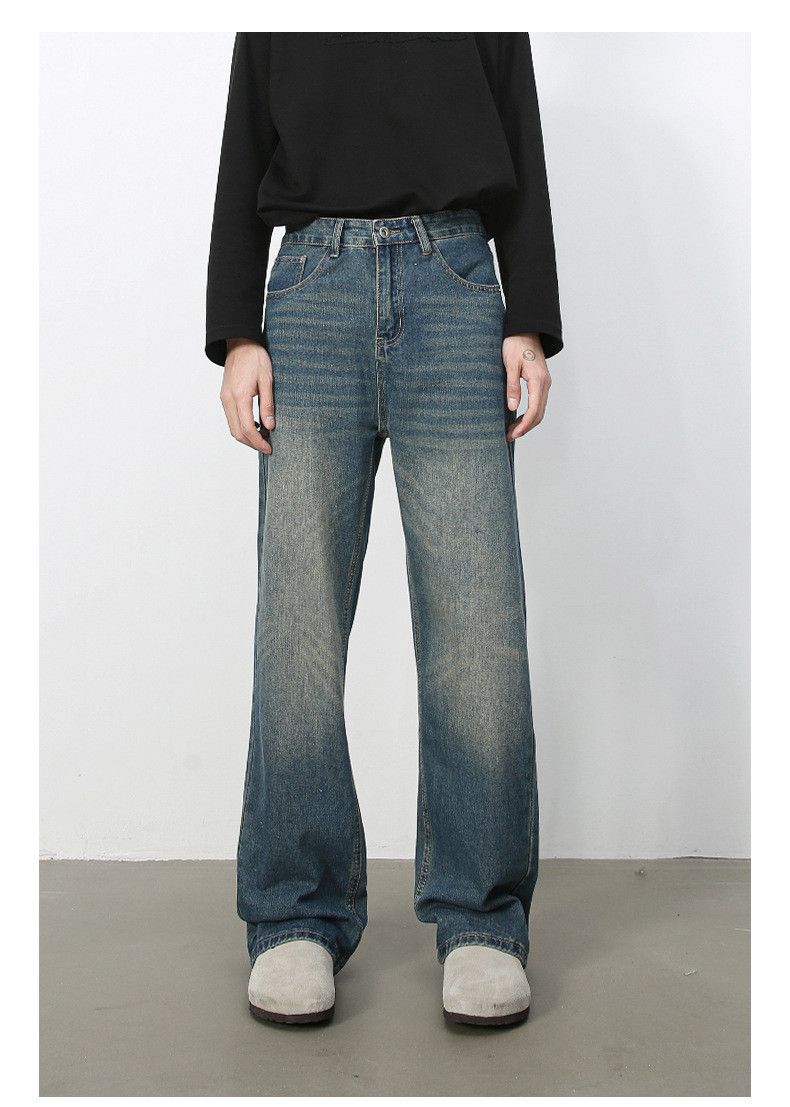 Japanese Brand × Jean Vintage blue American loose straight washed jeans y2k Size US 32 / EU 48 - 1 Thumbnail