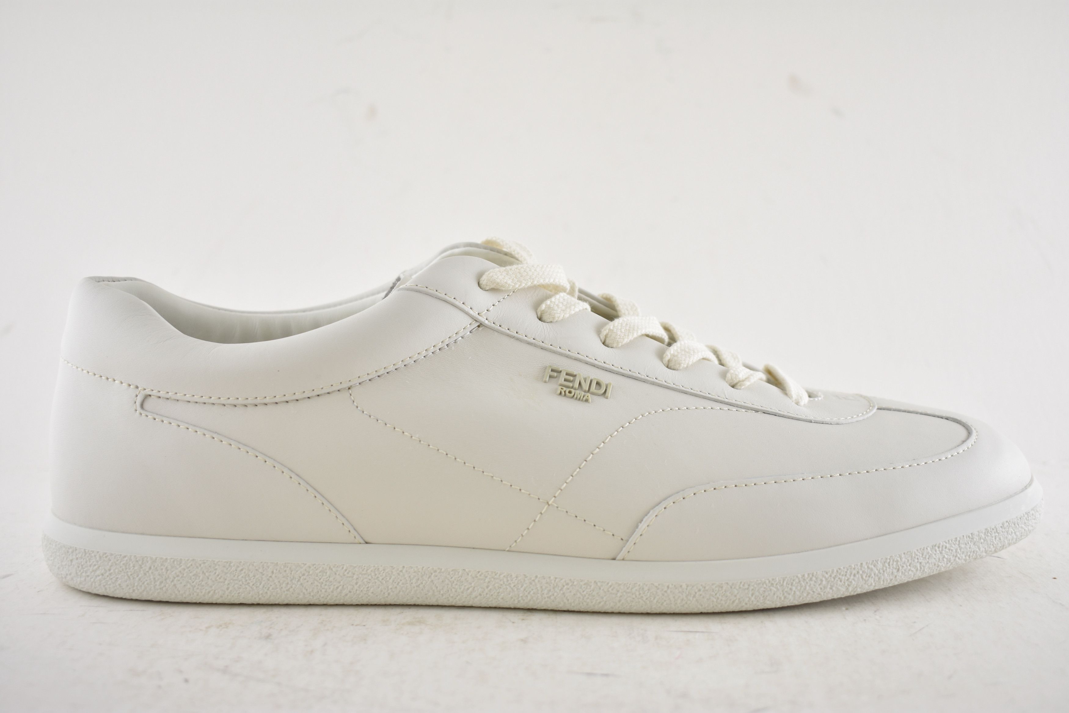 Fendi Fendi Leather Logo Classic Low Top Sneakers UK 12 US 13 Size US 13 / EU 46 - 2 Thumbnail