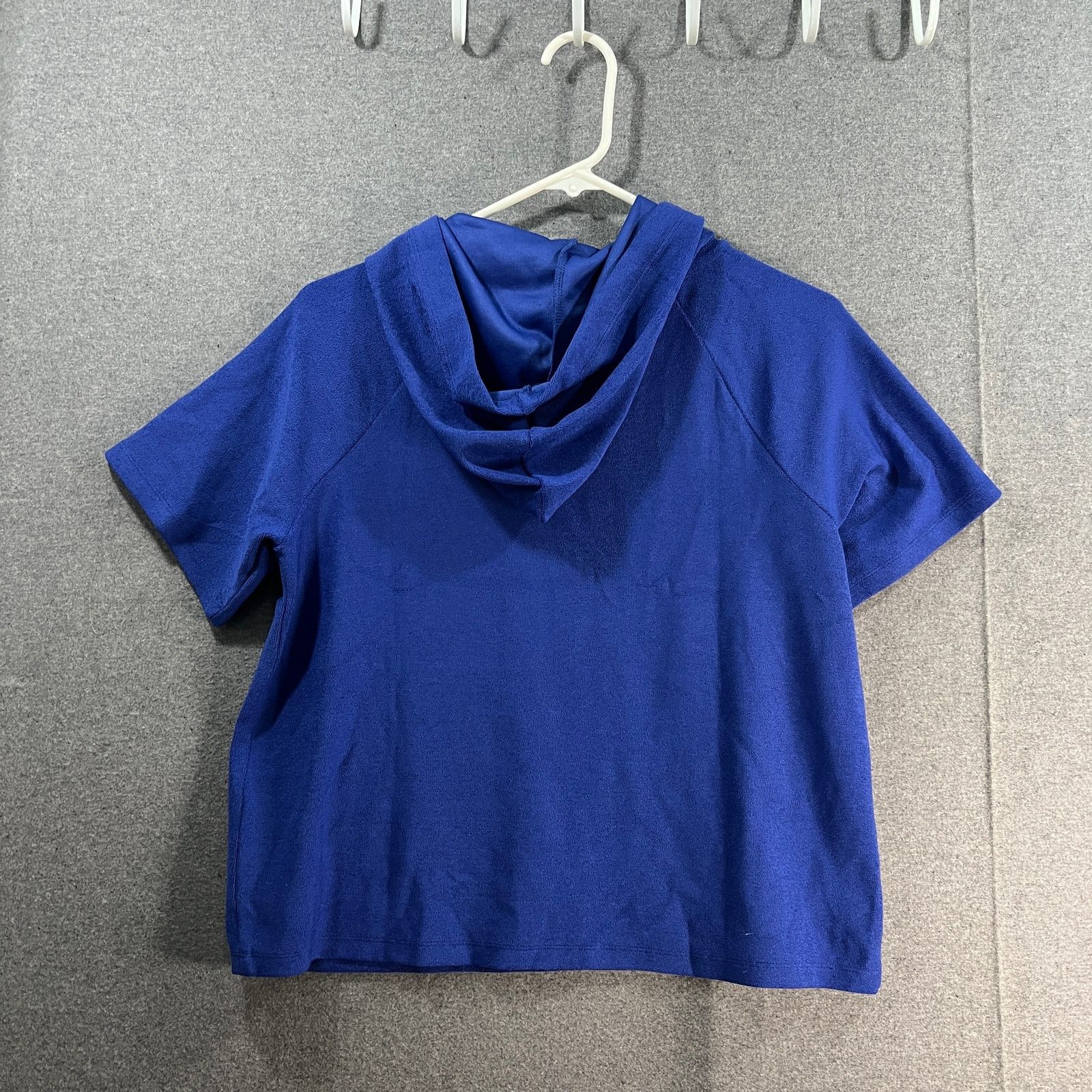 Other Candace Cameron Bure Terry Cloth Short-Sleeve Hoodie Size XS / US 0-2 / IT 36-38 - 2 Thumbnail