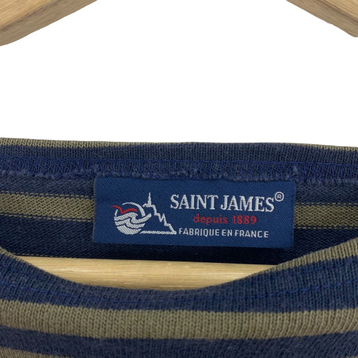 Saint James × Vintage Vintage SAINT JAMES Long sleeve stripe tee Size US M / EU 48-50 / 2 - 3 Thumbnail