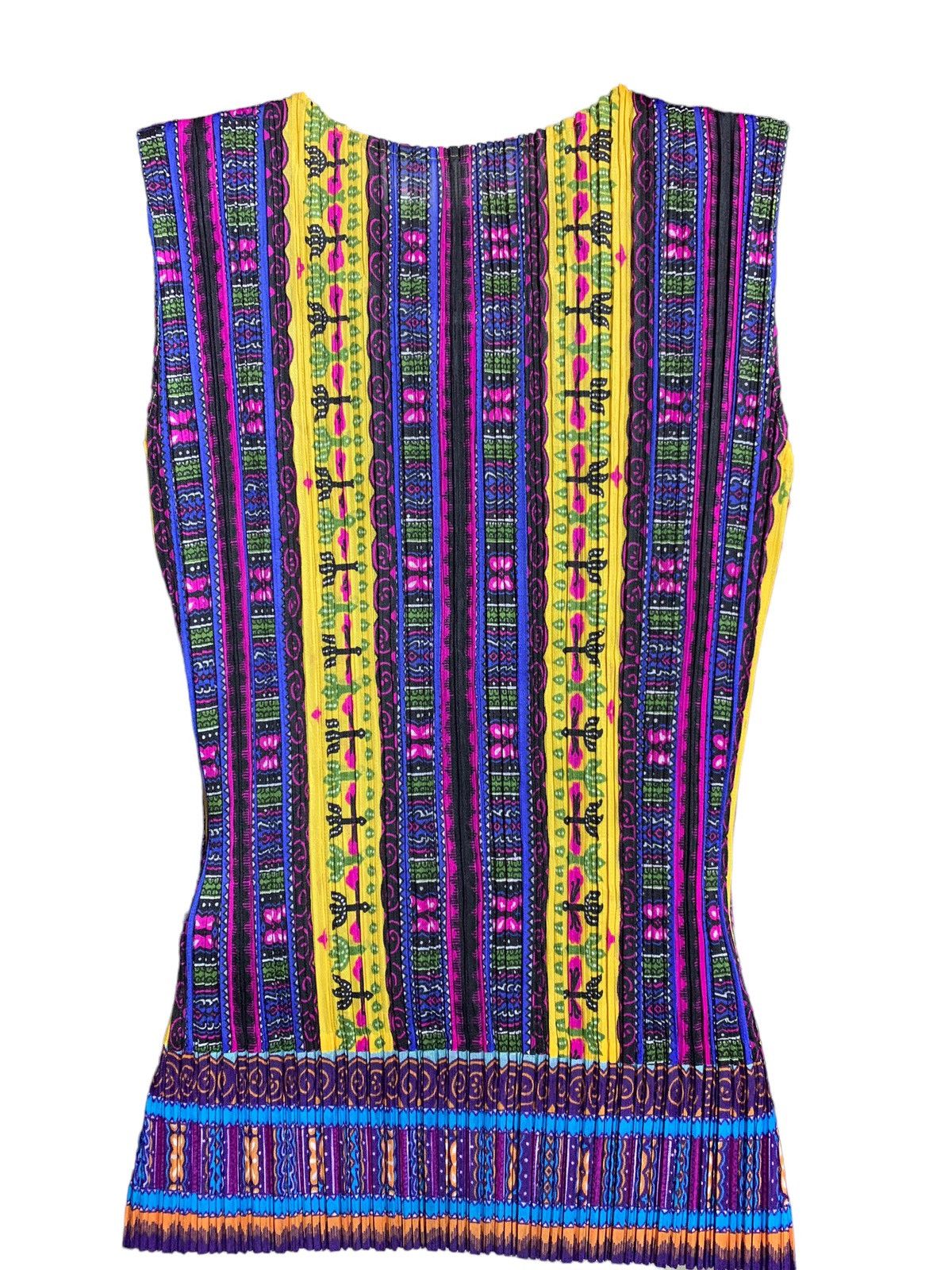 Pleats Please Issey Miyake Pleats please Issey miyake polka dot sleeveless blouse Size M / US 6-8 / IT 42-44 - 12 Thumbnail