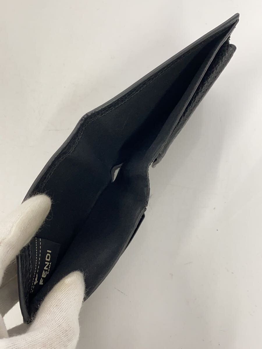 Fendi Fendi Leather Bi-Fold Wallet Black Size ONE SIZE - 6 Thumbnail