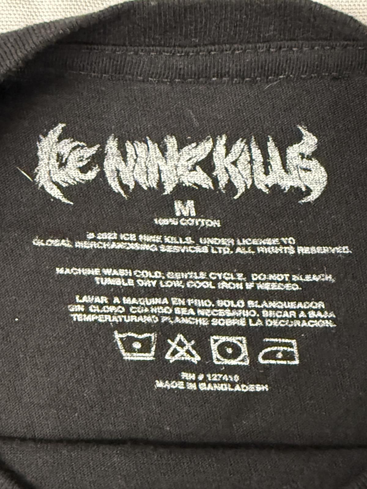 Designer Ice Nine Kills T-shirt Shower Scene Split Face Junior Tee Size M / US 6-8 / IT 42-44 - 2 Thumbnail