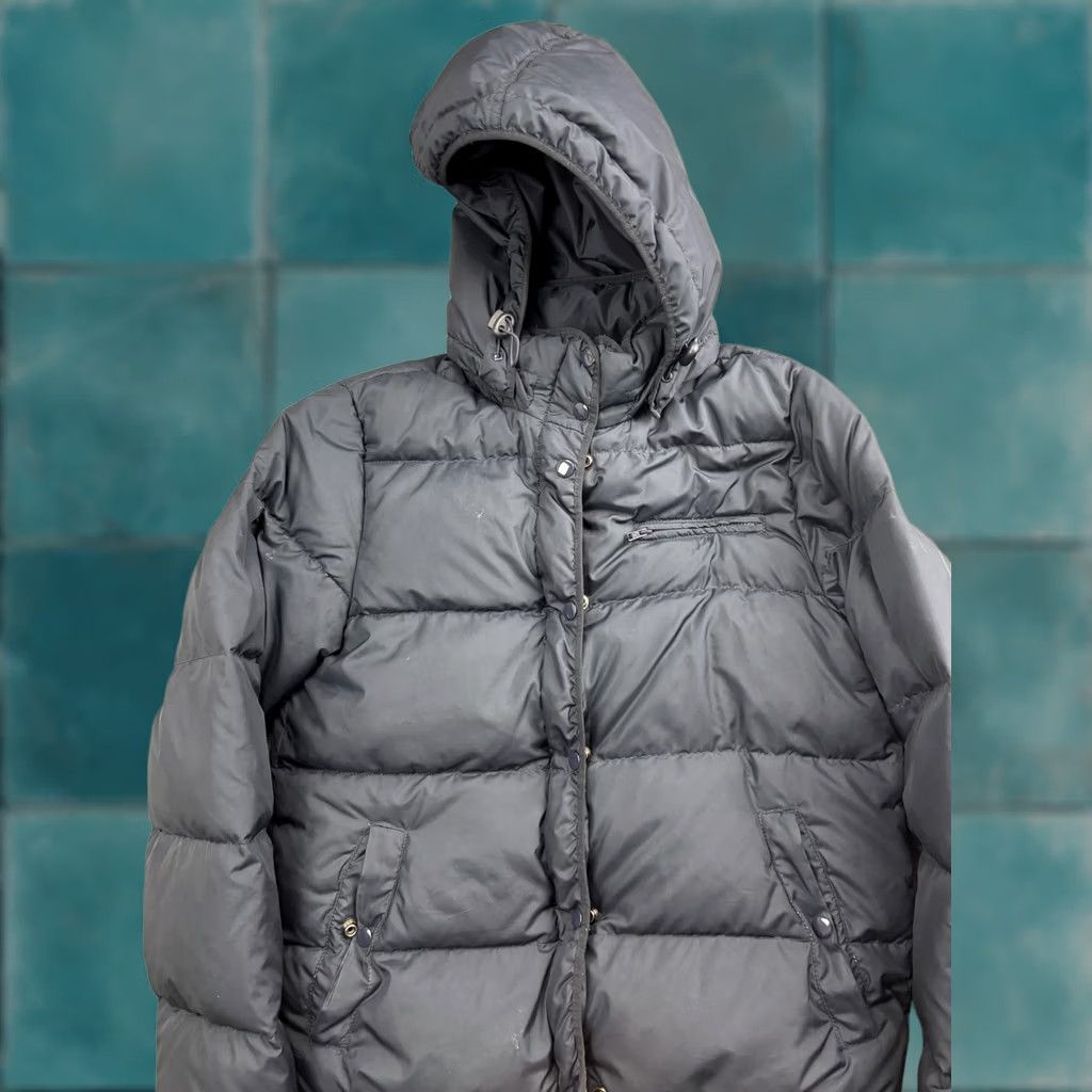 J.Crew J.CREW Puffer Jacket Womens Medium Navy Hooded Down Fill Winter Coat Warm Parka Size M / US 6-8 / IT 42-44 - 1 Thumbnail