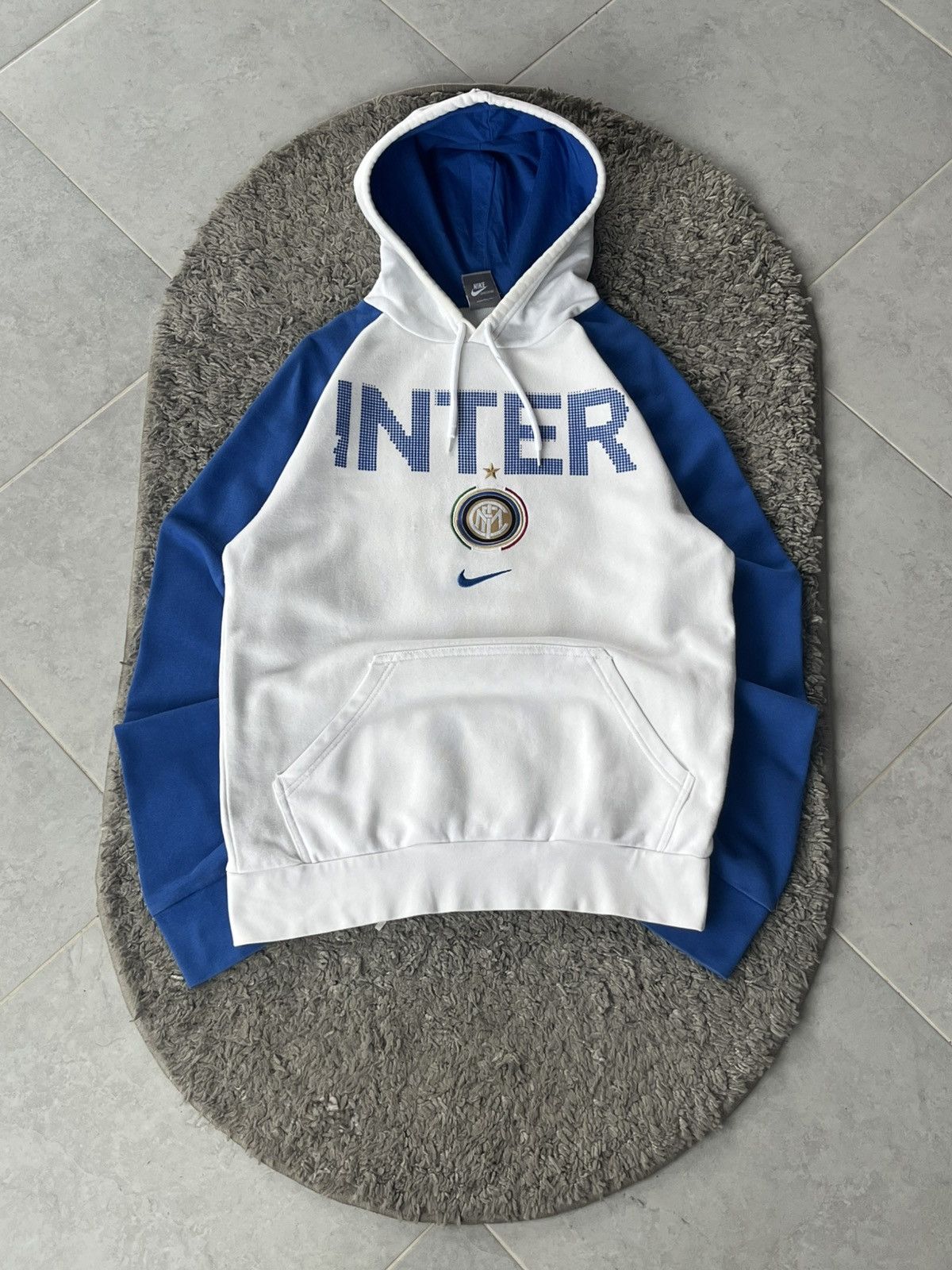Nike Vintage hoodie Nike Soccer football team F.C Internazionale Size US S / EU 44-46 / 1 - 1 Thumbnail