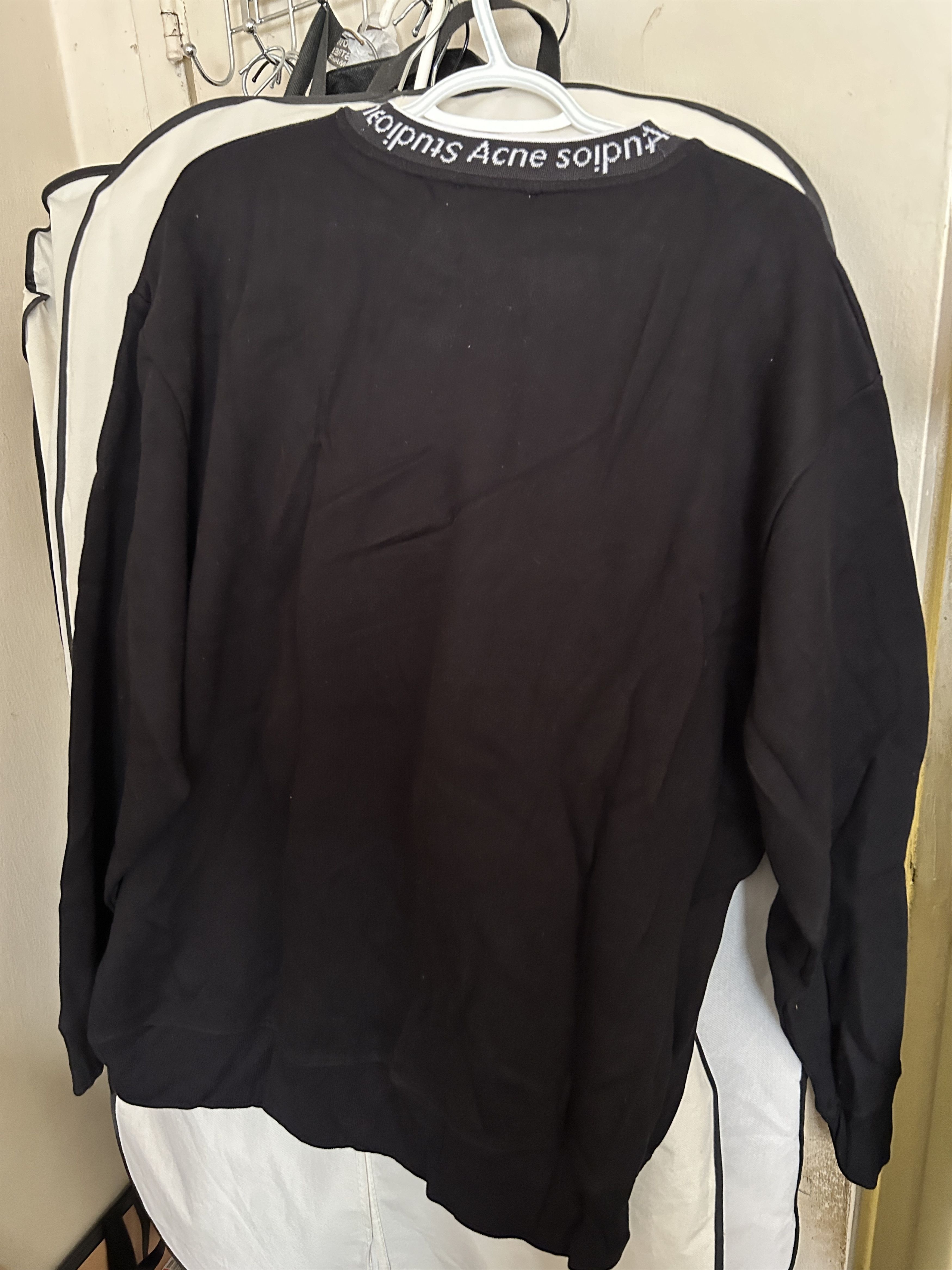Acne Studios Acne Studios FULTON logo sweatshirt black Size US L / EU 52-54 / 3 - 12 Thumbnail