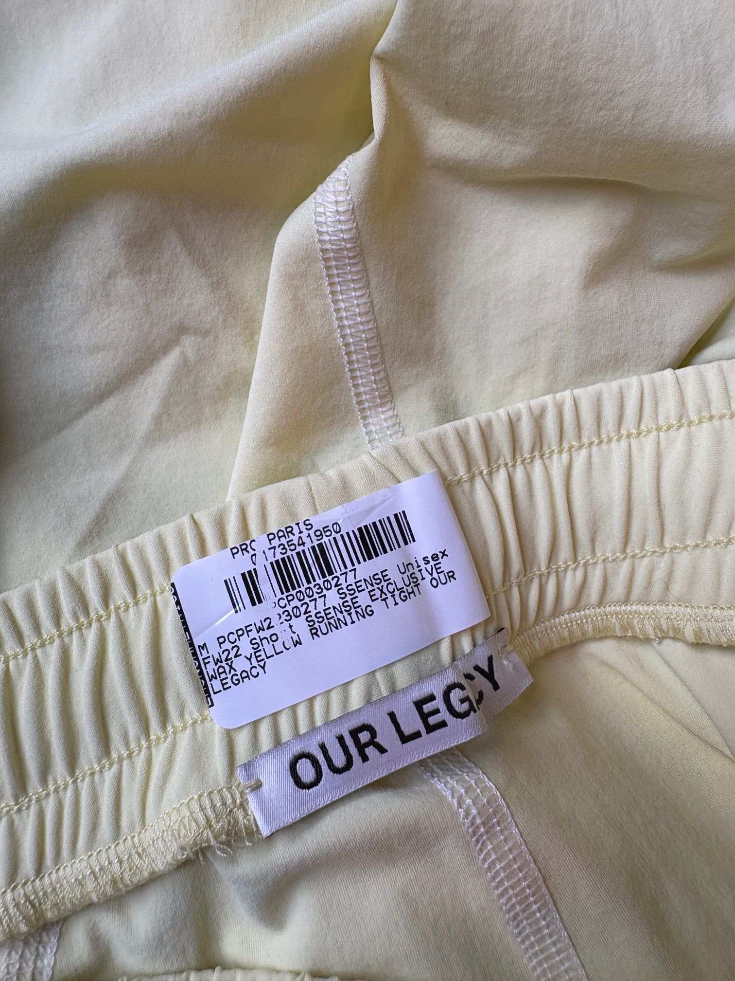 Our Legacy Our Legacy WORKSHOP Running Tights, Waxed Yellow Medium Size US 32 / EU 48 - 5 Thumbnail
