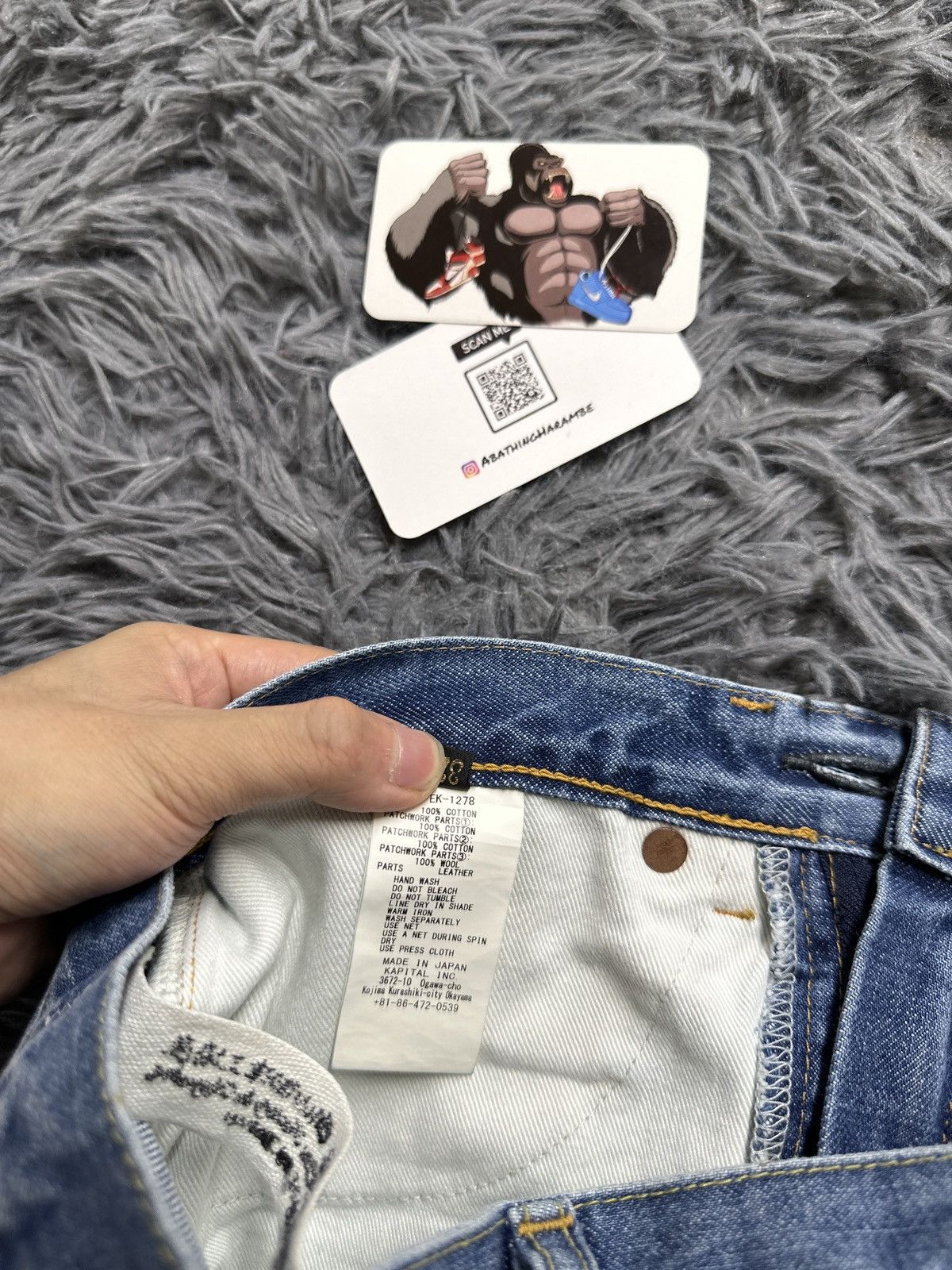 Kapital Kapital 14oz Denim 5P OKABILLY (Gypsy Patch Remake) Size US 32 / EU 48 - 5 Thumbnail