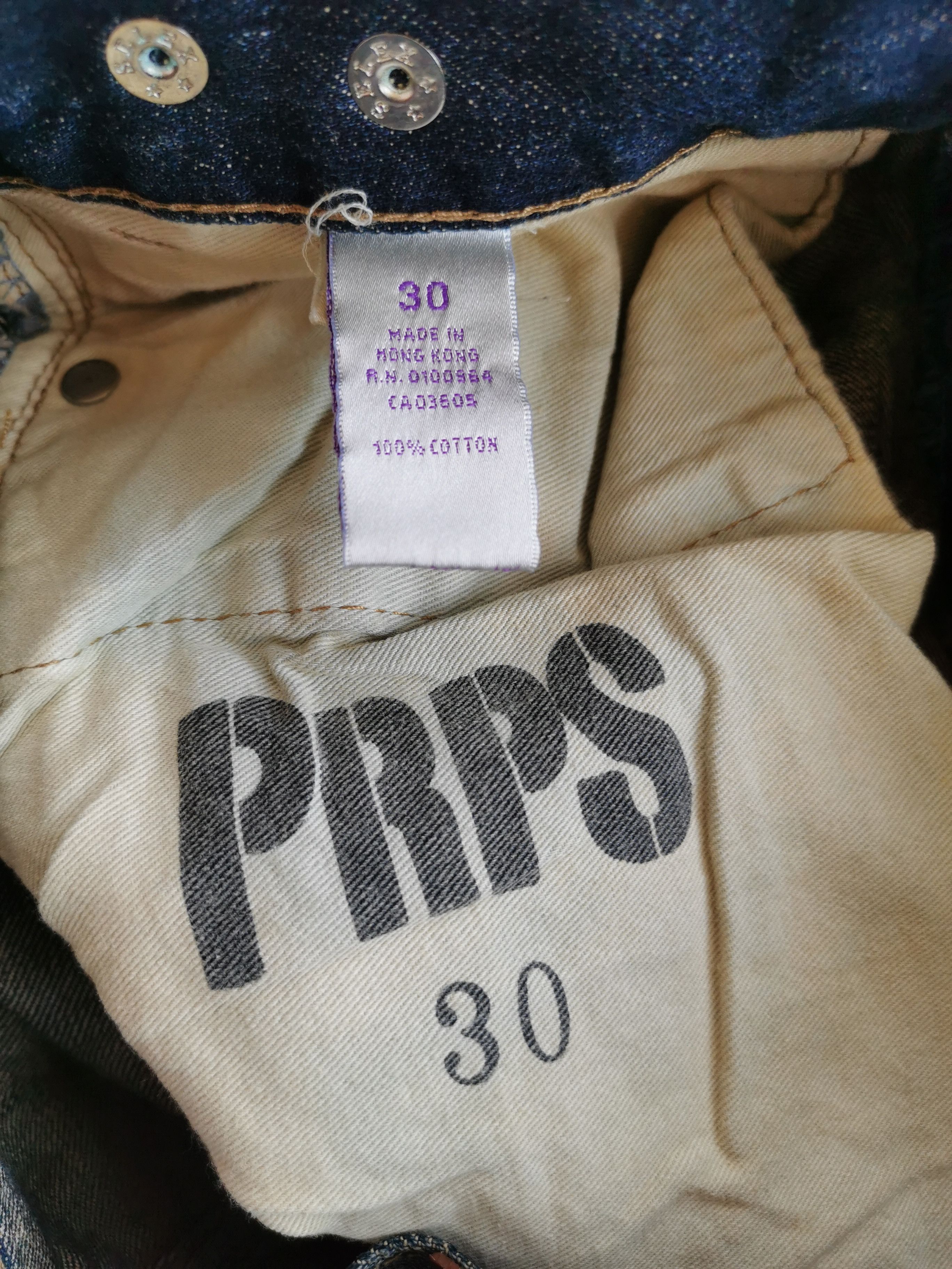 Prps PRPS Heirloom Barracuda Distressed Indigo Denim Size US 30 / EU 46 - 3 Thumbnail