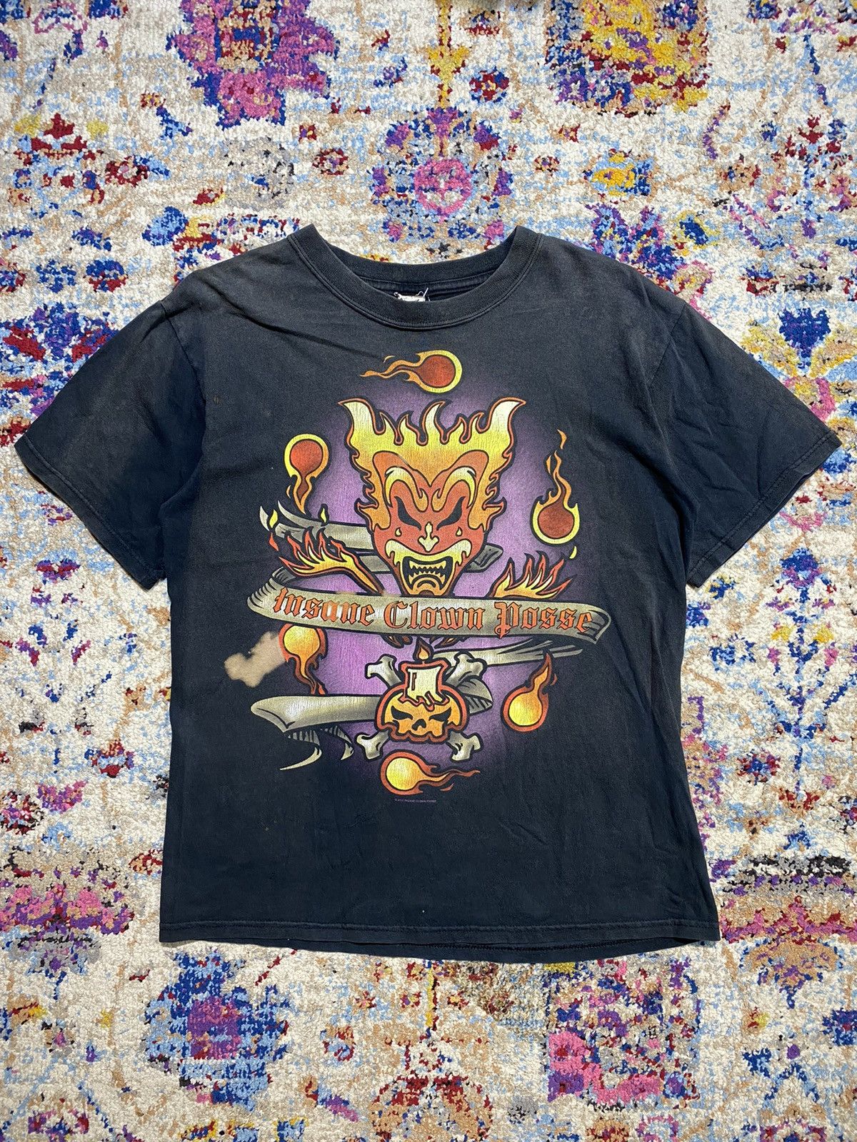 Band Tees Sun Faded ICP Insane Clown Posse Vintage Band T Shirt Size US M / EU 48-50 / 2 - 1 Thumbnail