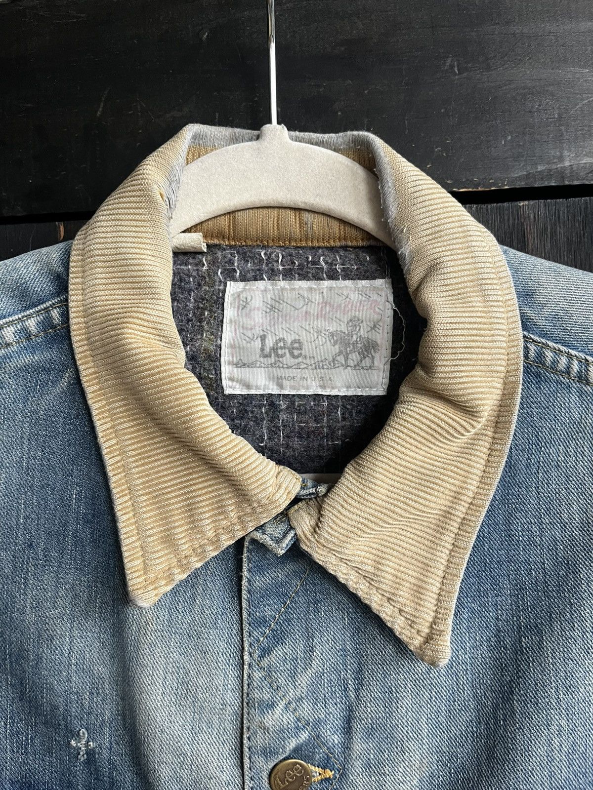 Lee 1970s Lee Stormrider corduroy collar Size US M / EU 48-50 / 2 - 3 Thumbnail