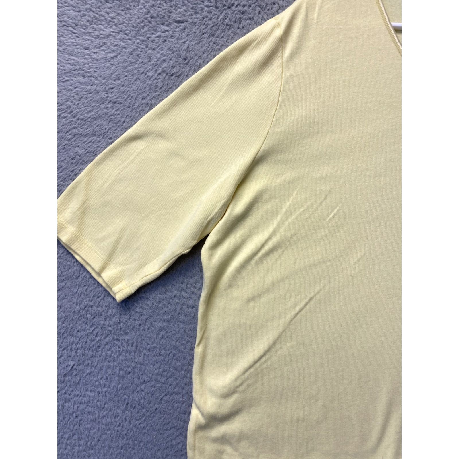 Croft & Barrow Croft & Barrow Nordstrom Shirt Womens 3XL 3/4 Sleeve V Neck Pullover Top 46-54 Size XXL / US 16-18 / IT 52-54 - 2 Thumbnail