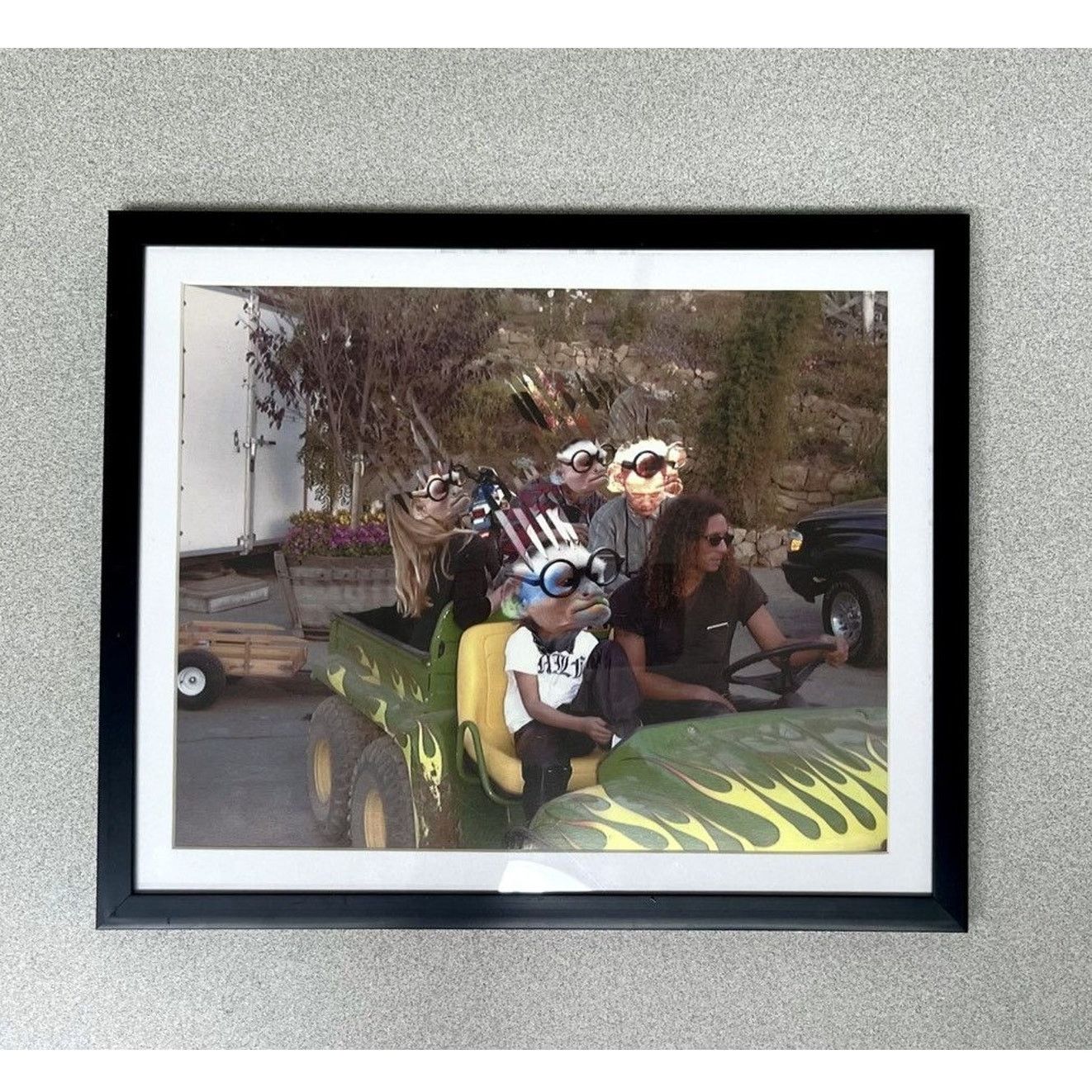Chrome Hearts × Japanese Brand × Vintage Chrome Hearts Tractor Men Framed poster 9x11 Size ONE SIZE - 1 Thumbnail