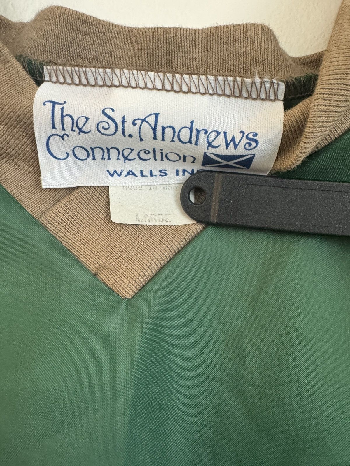 Other Vintage 1990s St. Andrews Scotland Golf Windbreaker Size US L / EU 52-54 / 3 - 4 Thumbnail