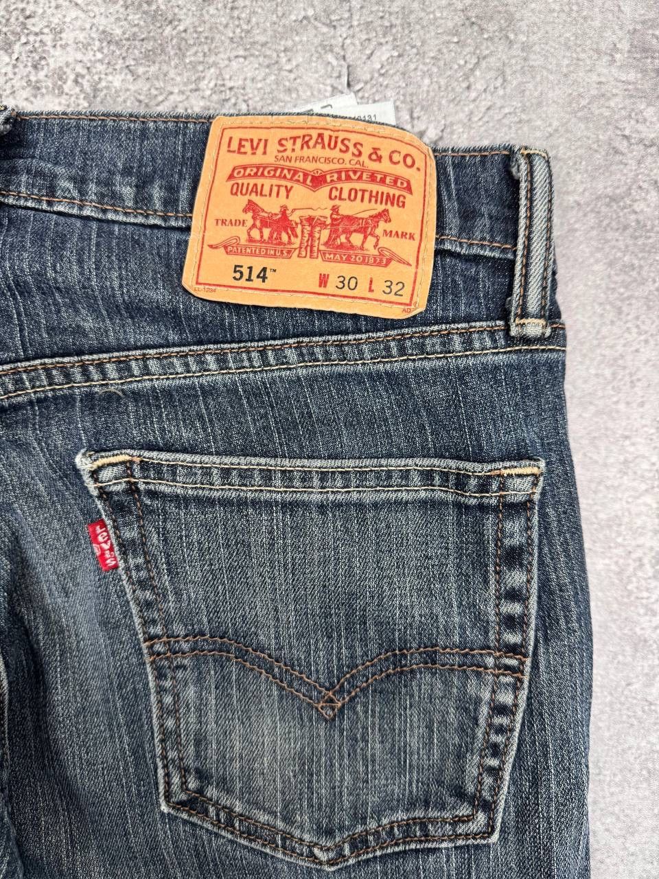 Levi's Levi's 514 Slim Straight Jeans Denim Blue Size 30 Size US 30 / EU 46 - 3 Thumbnail