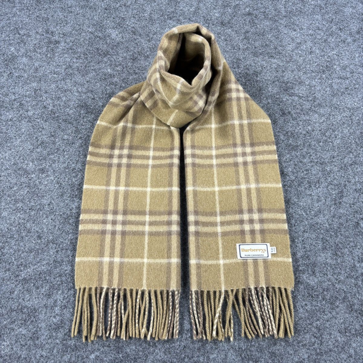 Burberry × Vintage Burberry Scarf # D703 # Muffler # Neckwear Size ONE SIZE - 1 Thumbnail