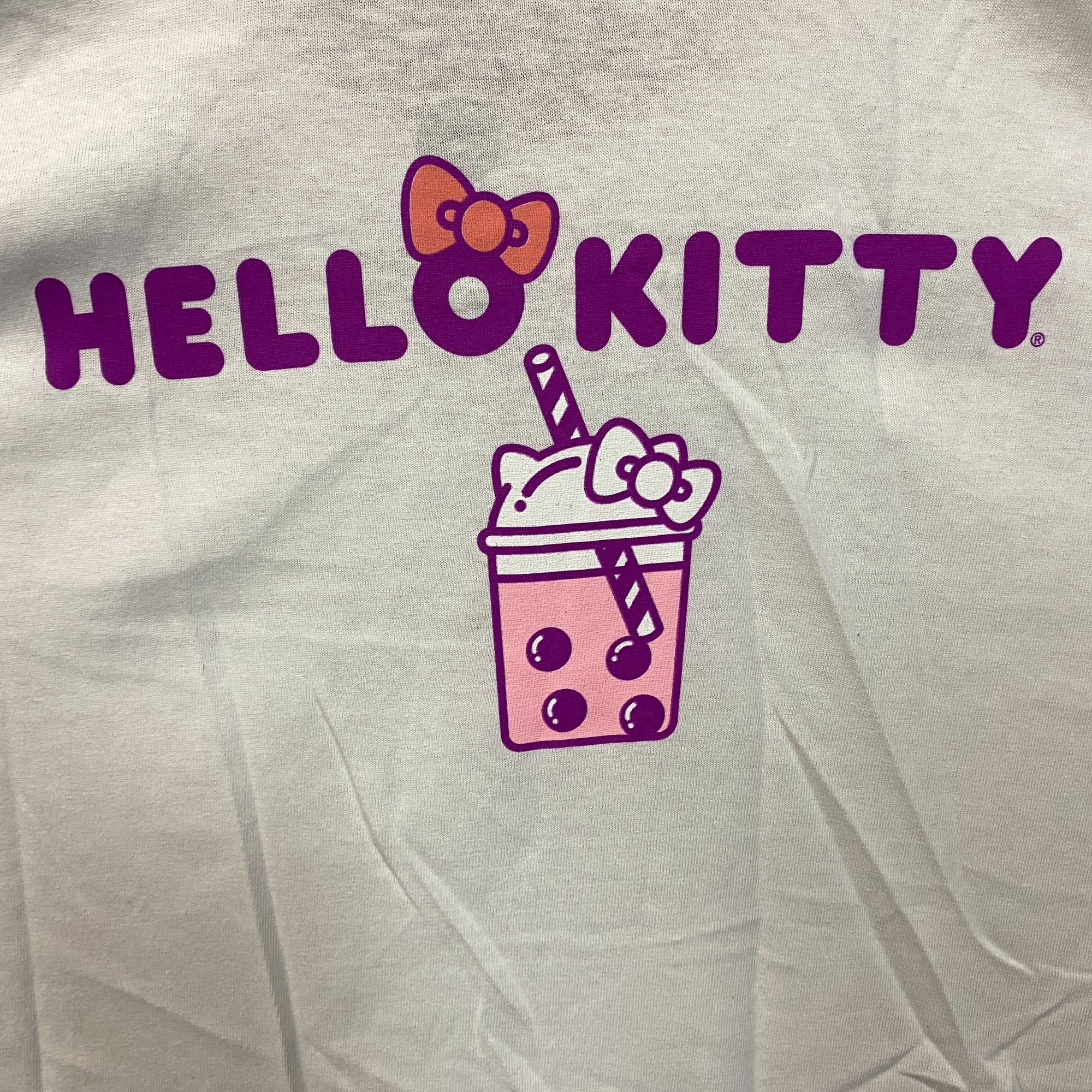 Disney Sanrio Hello Kitty Boba Tea & Strawberry Milkshake T-Shirt S Size US XL / EU 56 / 4 - 5 Thumbnail