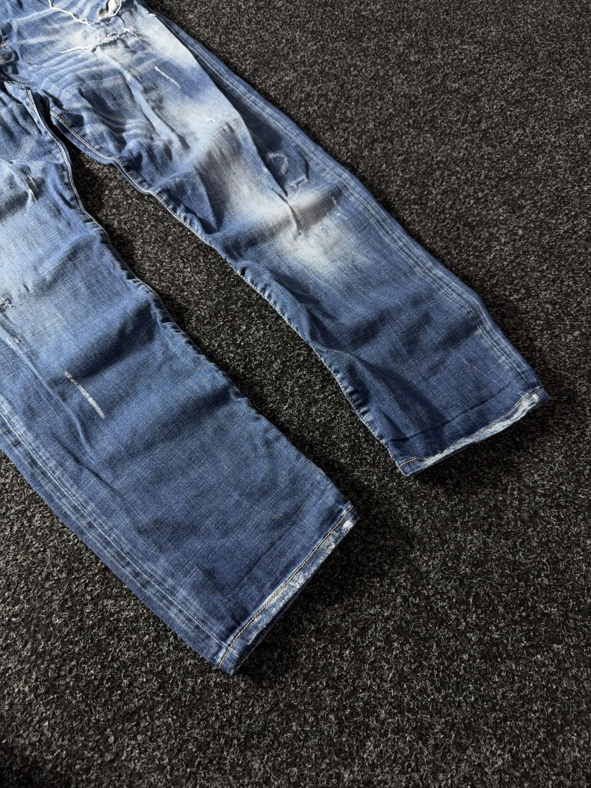 Dsquared2 Dsquared2 Blue Distressed Denim Jeans Men’s pants Size US 37 - 2 Thumbnail