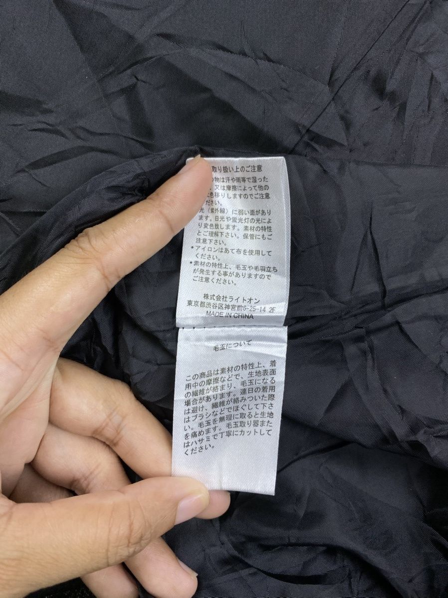Other Vintage Back Number Black Checked Long Wool Coat Jacket Size US M / EU 48-50 / 2 - 10 Thumbnail