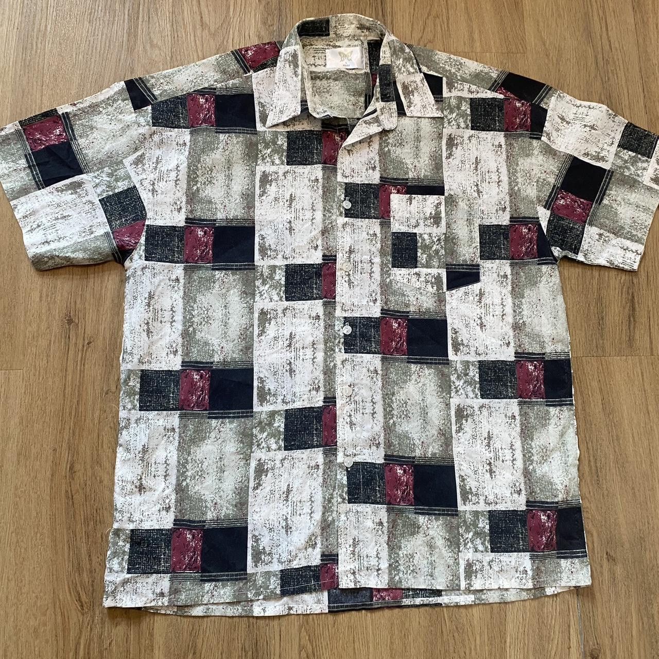 Other 1970s vintage geometric pattern button up shirt Size US L / EU 52-54 / 3 - 1 Thumbnail