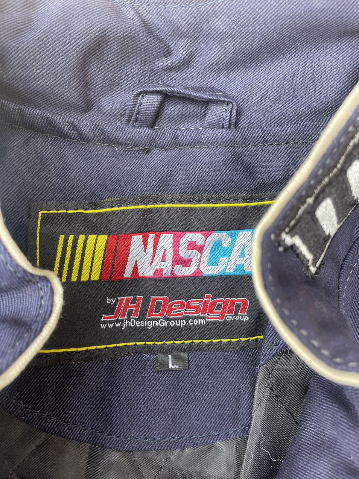 NASCAR × Vintage 🆘Rare🆘 Vintage JH Design M&M's NASCAR racing jacket navy L Size US L / EU 52-54 / 3 - 13 Thumbnail