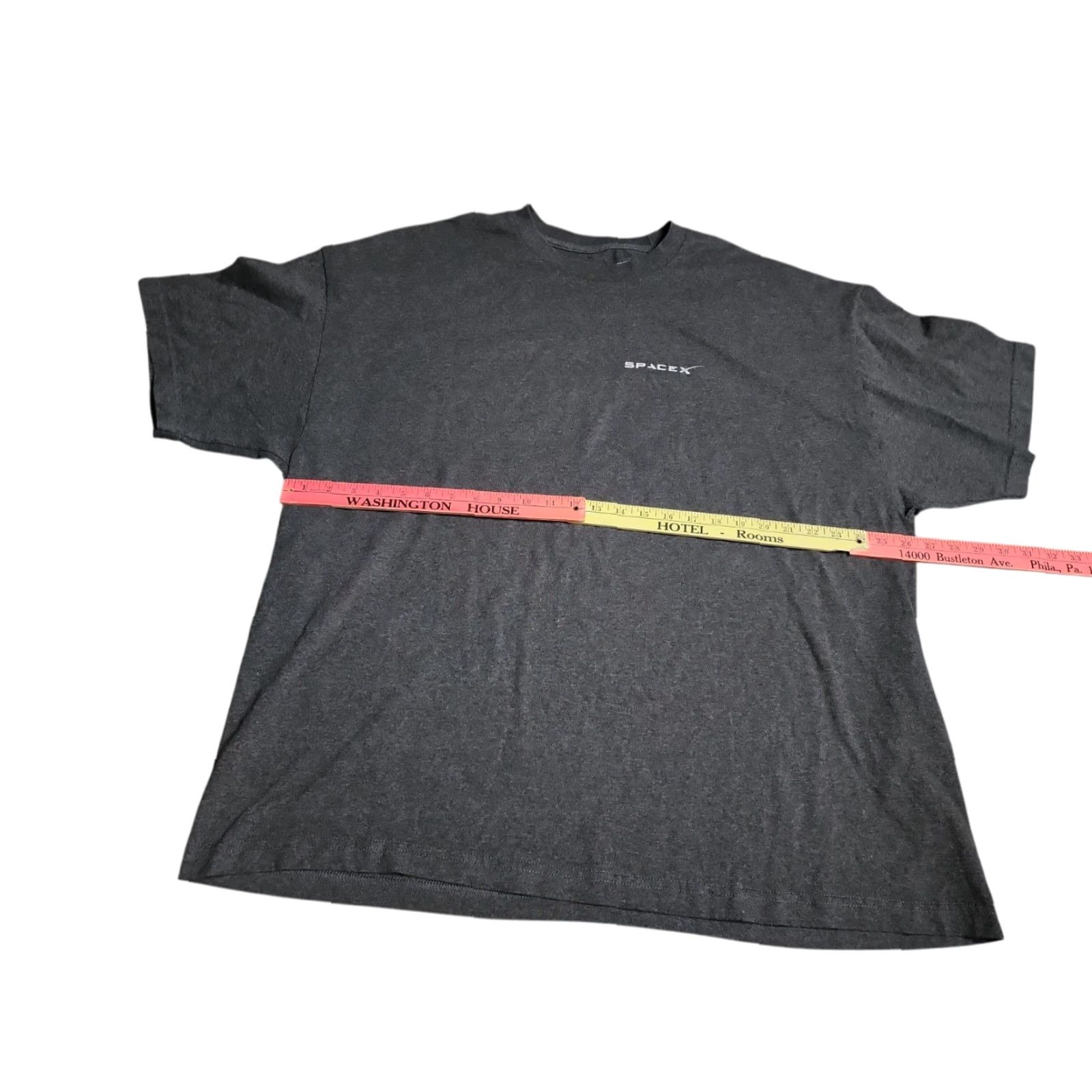 Vintage VINTAGE SpaceX T-Shirt Mens 3XL Crew Neck Short Sleeve Cotton Blend Space Science Technology Gray Size US XXL / EU 58 / 5 - 2 Thumbnail