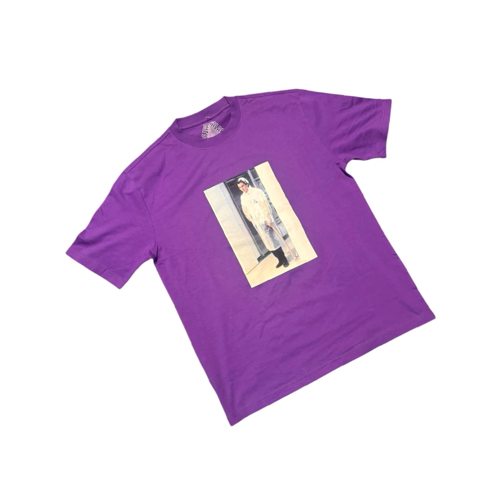 Palace VINTAGE Palace American Psycho T-Shirt Royal Purple L Mens Great Condition RARE Size US L / EU 52-54 / 3 - 4 Thumbnail