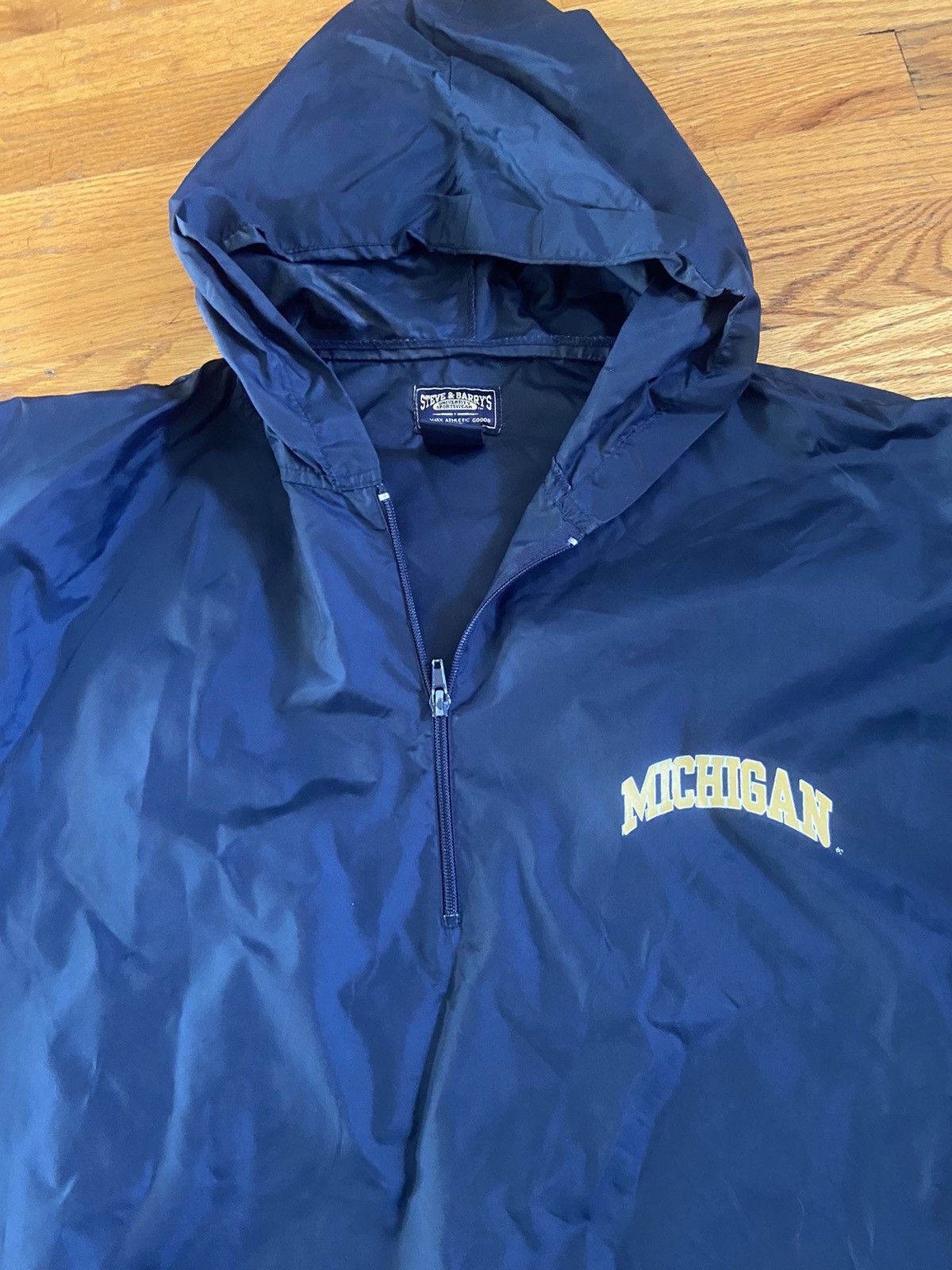 Steve And Barrys Michigan windbreaker jacket Size US XXL / EU 58 / 5 - 2 Thumbnail