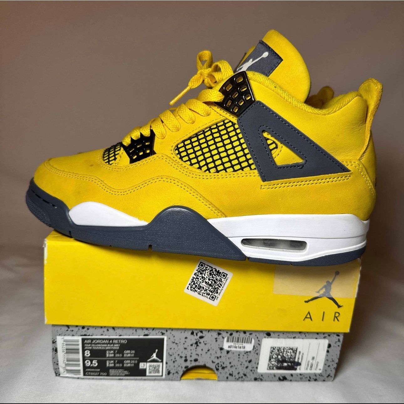 Jordan Brand × Nike Size 8 - Nike Air Jordan 4 Retro Lightning 2021 Men's Shoes Size US 8 / EU 41 - 8 Thumbnail