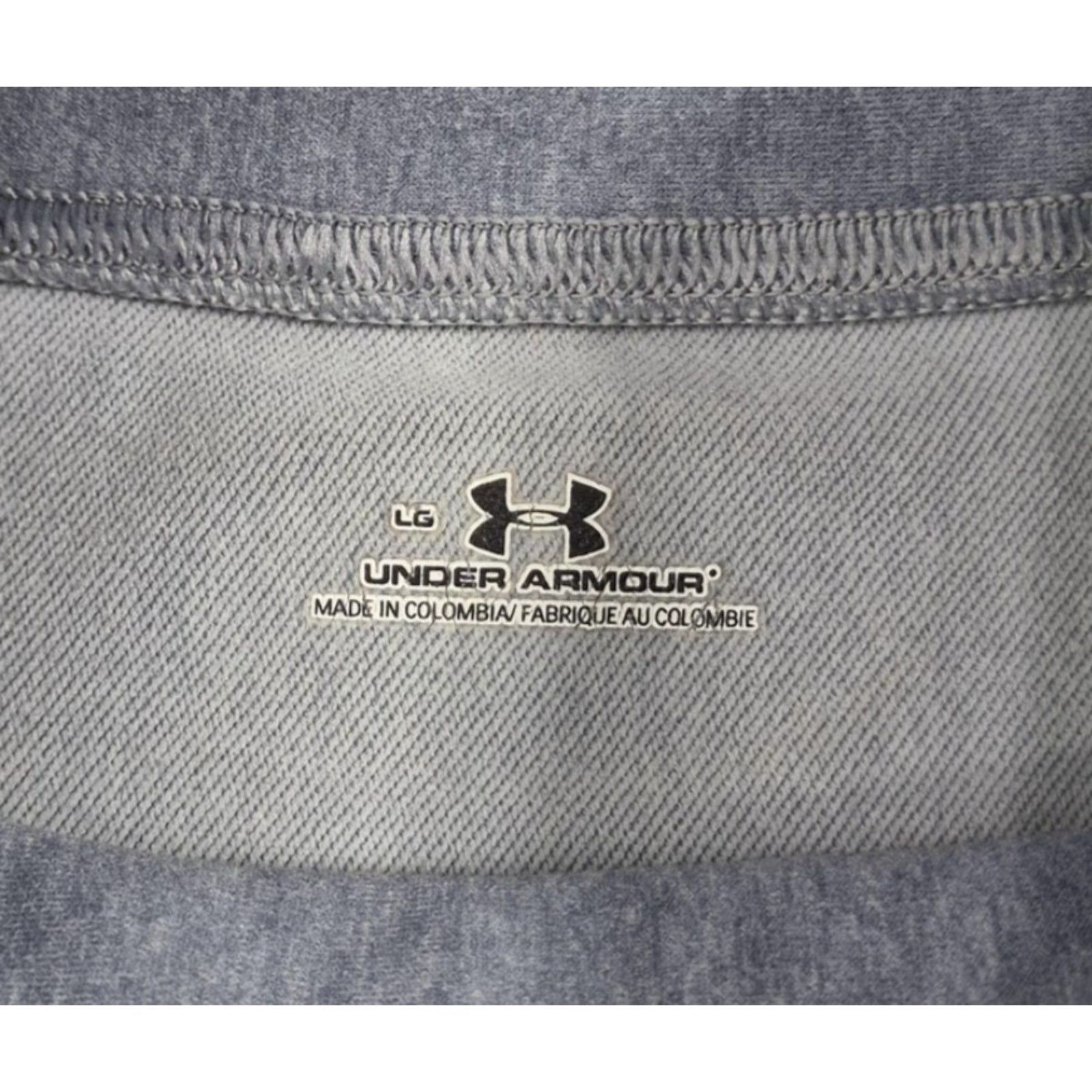 Under Armour Under Armour Shirt Womens Large Gray Heavenly Lake Tahoe Mock Neck Ski Base Layer Size L / US 10 / IT 46 - 6 Thumbnail