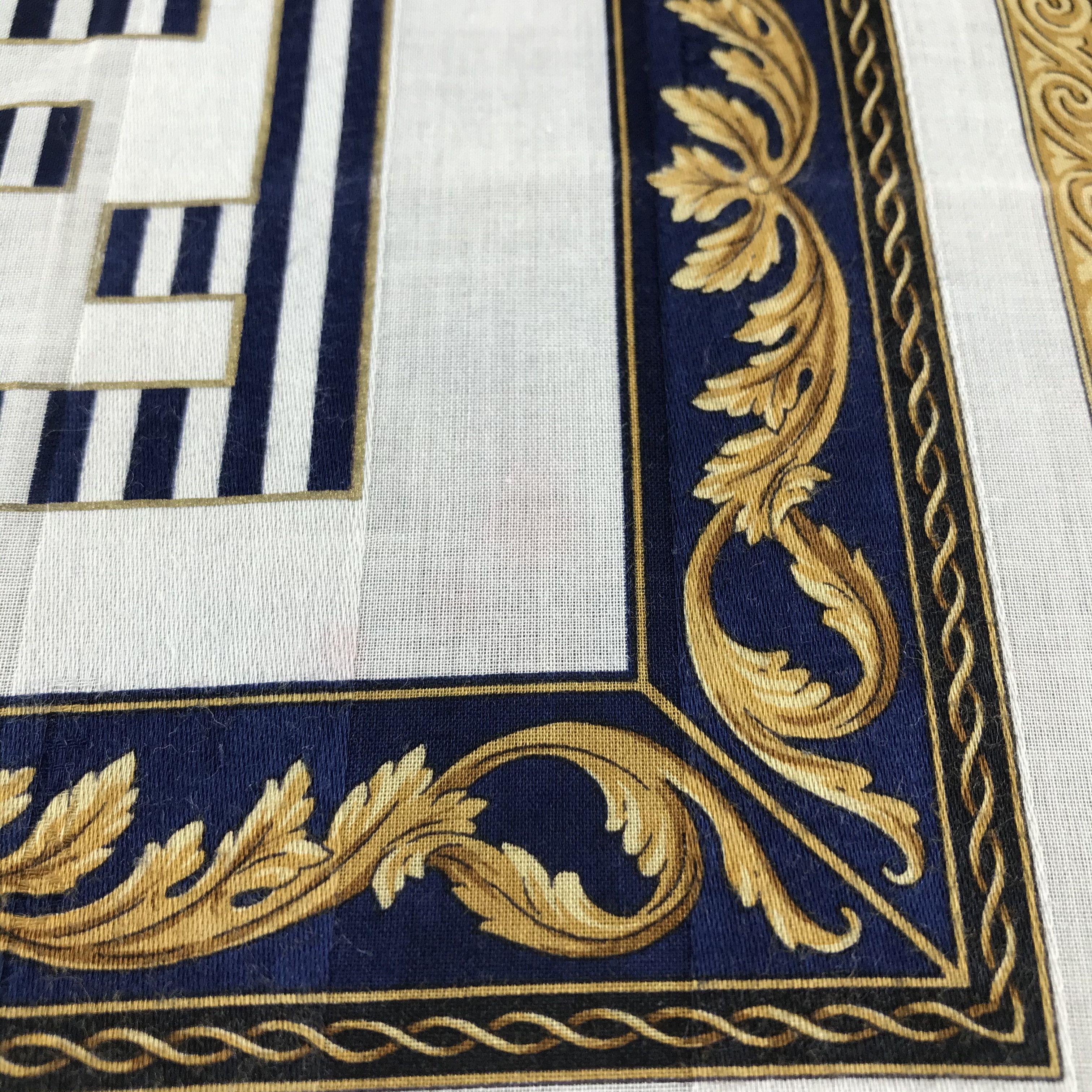 Japanese Brand Fendi FF Baroque Handkerchief Neckerchief Bandana H411 Size ONE SIZE - 7 Thumbnail