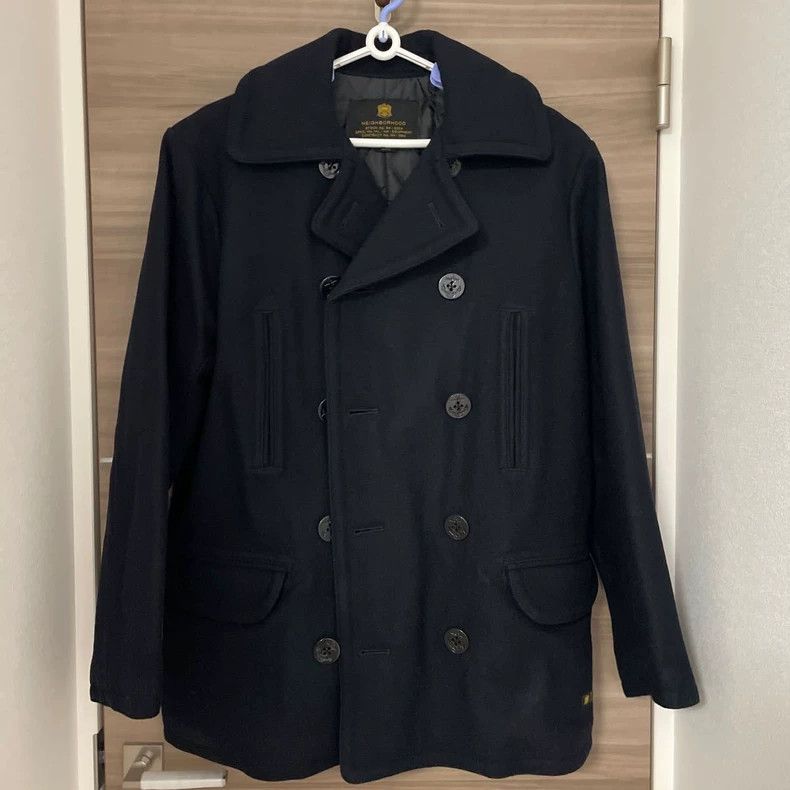 Neighborhood NEIGHBORHOOD Wool Double-Breasted Coat - dmc Size US S / EU 44-46 / 1 - 1 Thumbnail