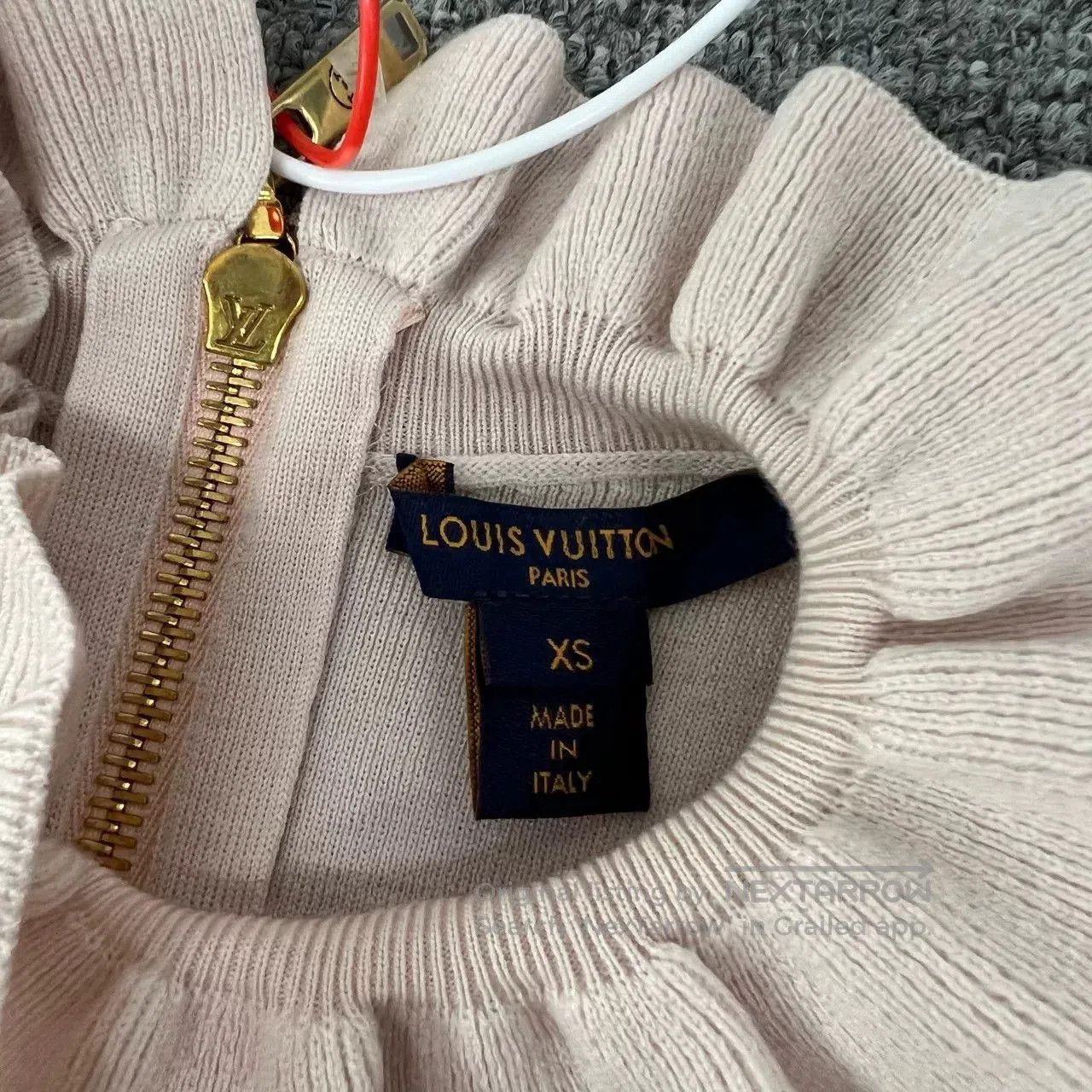 Louis Vuitton Louis Vuitton Wool Knit Dress with Metal Logo. Size XS / US 0-2 / IT 36-38 - 5 Thumbnail