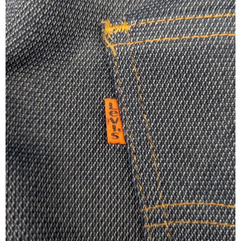Levi's × Vintage Vintage 70s Levis 520 Orange Tab Talon Zipper pleated pants Size US 40 / EU 56 - 2 Thumbnail