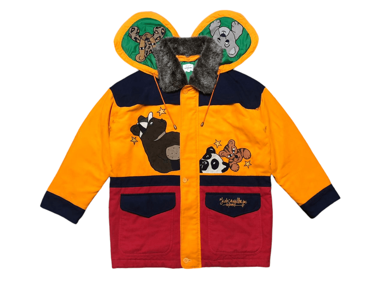 Jean Charles De Castelbajac VTG JCDC Sport Color Blok Hoodie Zipper Jacket Size US M / EU 48-50 / 2 - 1 Thumbnail