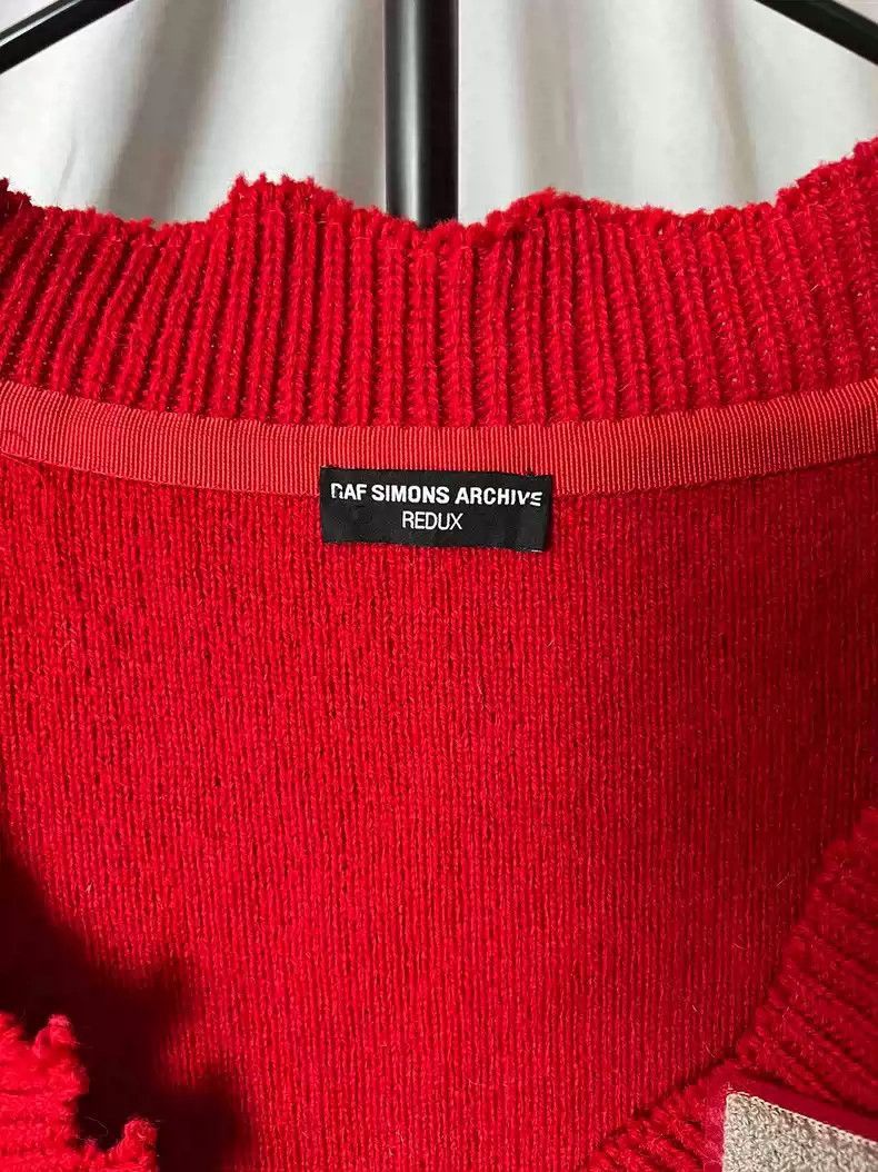 Raf Simons Raf Simons The red silhouette sweater knitwear is extremely Size US S / EU 44-46 / 1 - 7 Thumbnail