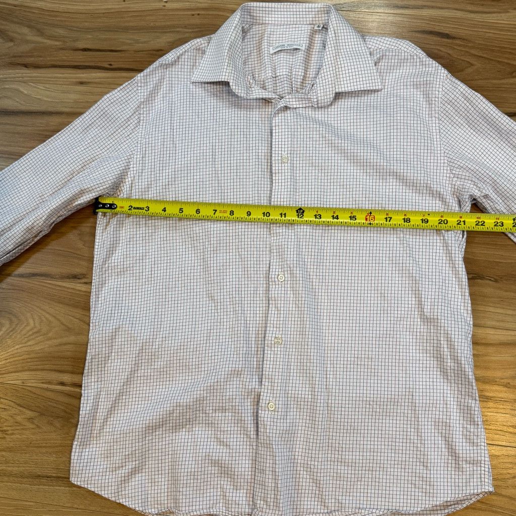 Z Brand Luciano Moresco Men’s Button Shirt Size 41/16 Italy Size 38L - 5 Thumbnail