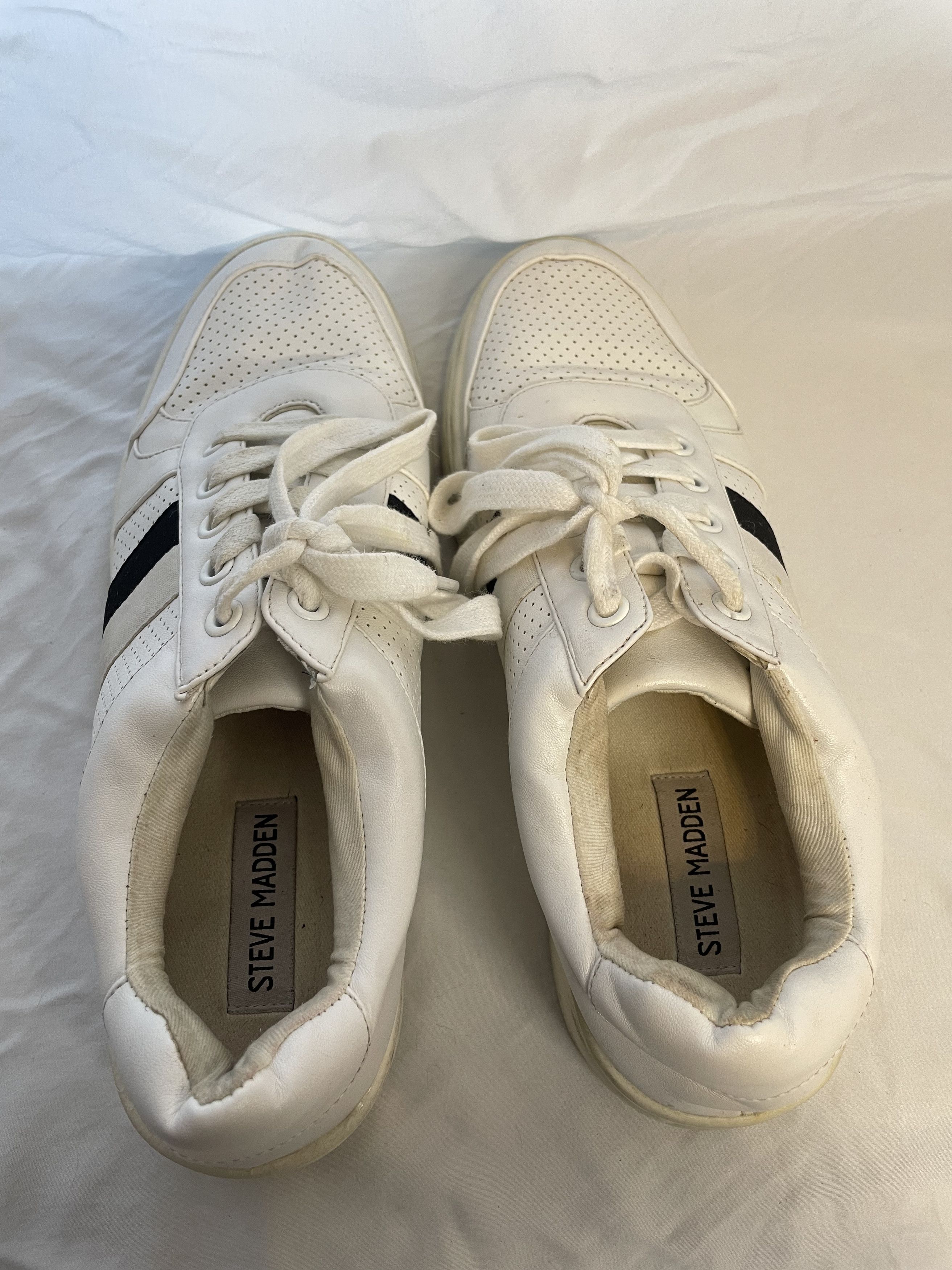 Steve Madden Steve Madden White Sneakers Size US 9 / IT 39 - 5 Thumbnail