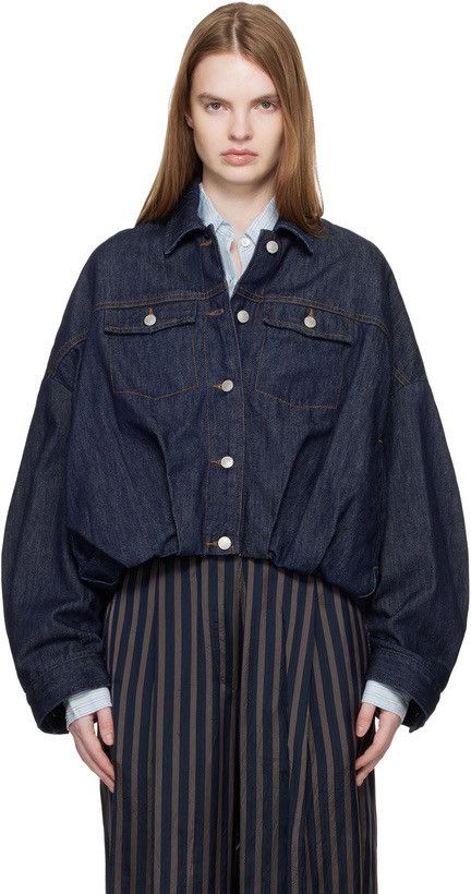 Dries Van Noten Vesto Denim Jacket Size L / US 10 / IT 46 - 2 Thumbnail
