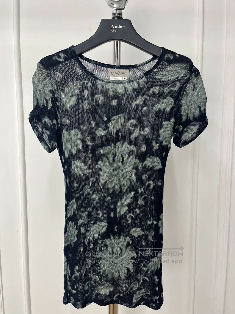 Yohji Yamamoto Yohji Yamamoto See-through printed short sleeve Size M / US 6-8 / IT 42-44 - 1 Thumbnail