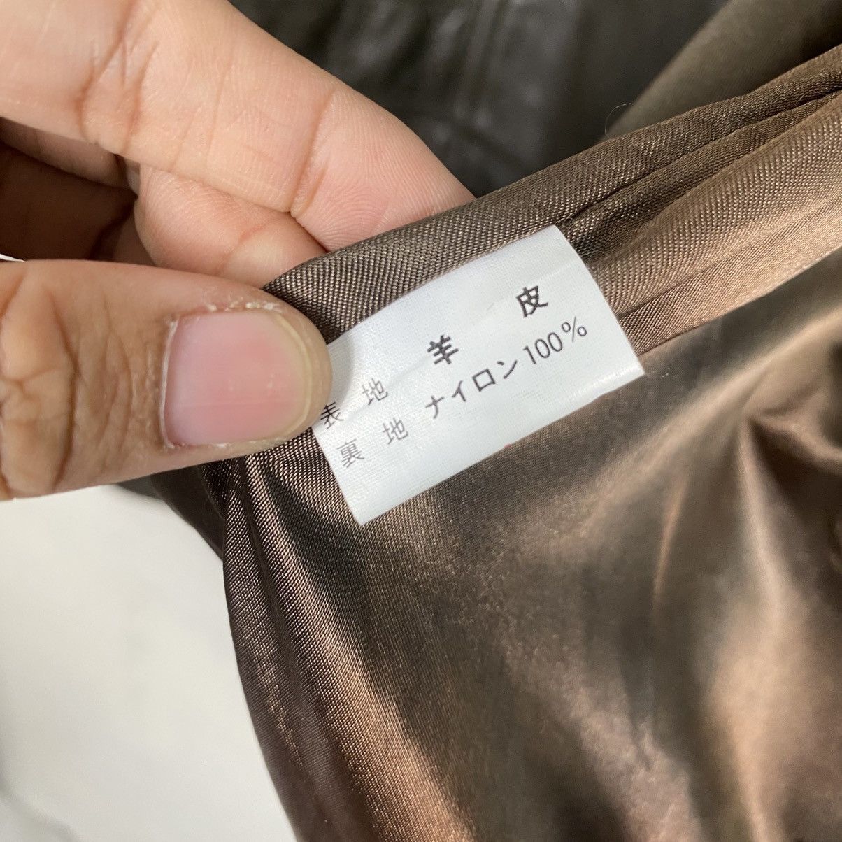 Leather Vintage leather overcoat double breasted Size US M / EU 48-50 / 2 - 17 Thumbnail