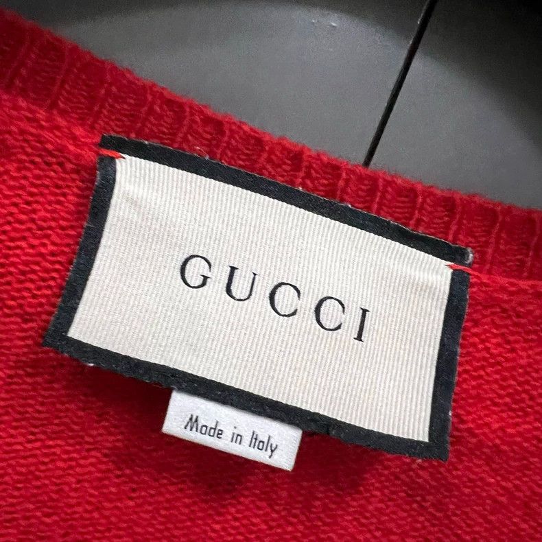 Gucci Gucci Co-branded New Yanki Gemstone-decorated Knitwear 2502 Size US M / EU 48-50 / 2 - 3 Thumbnail