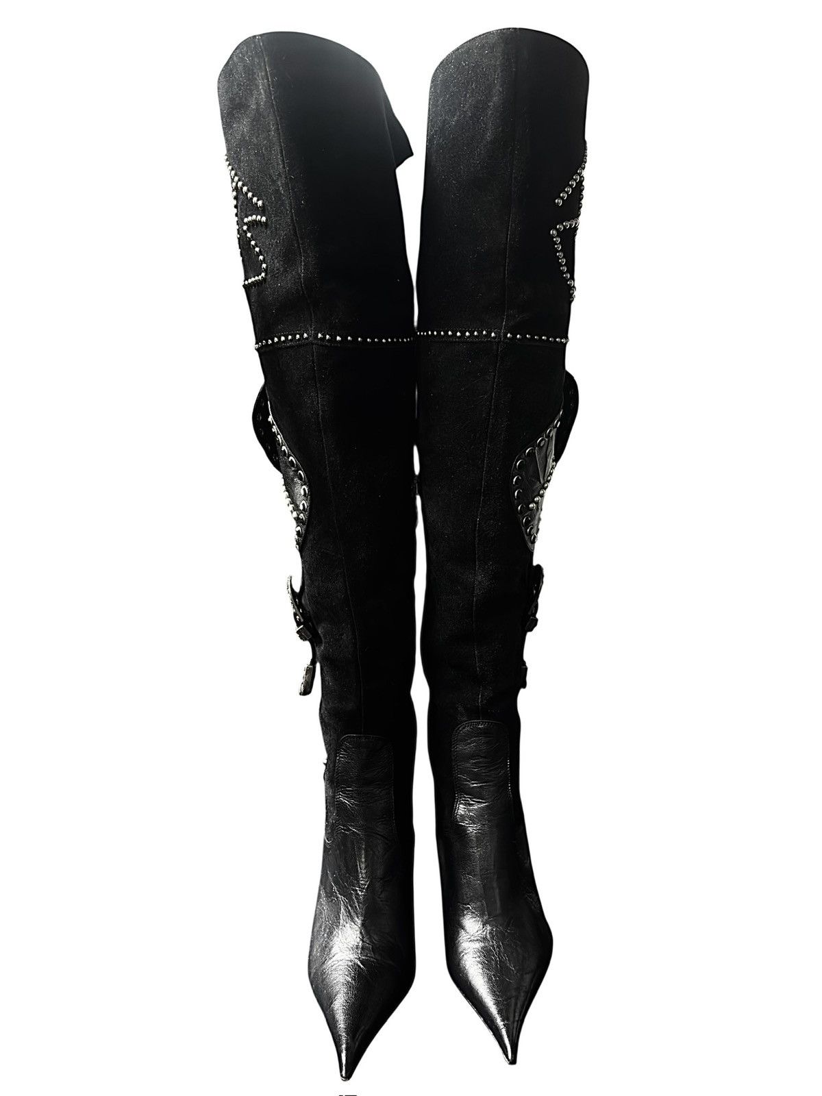 Cowboy Equipment Vintage El Dantes over-the-knee high boots Size 37 Size US 7 / IT 37 - 6 Thumbnail
