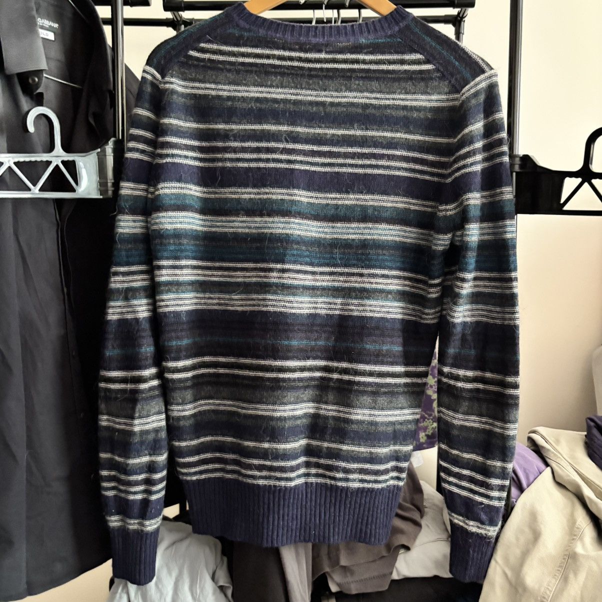Hysteric Glamour 🇮🇹Vintage Stile Benetton Alpaca Blend Knit Wool Sweater Size US M / EU 48-50 / 2 - 2 Thumbnail