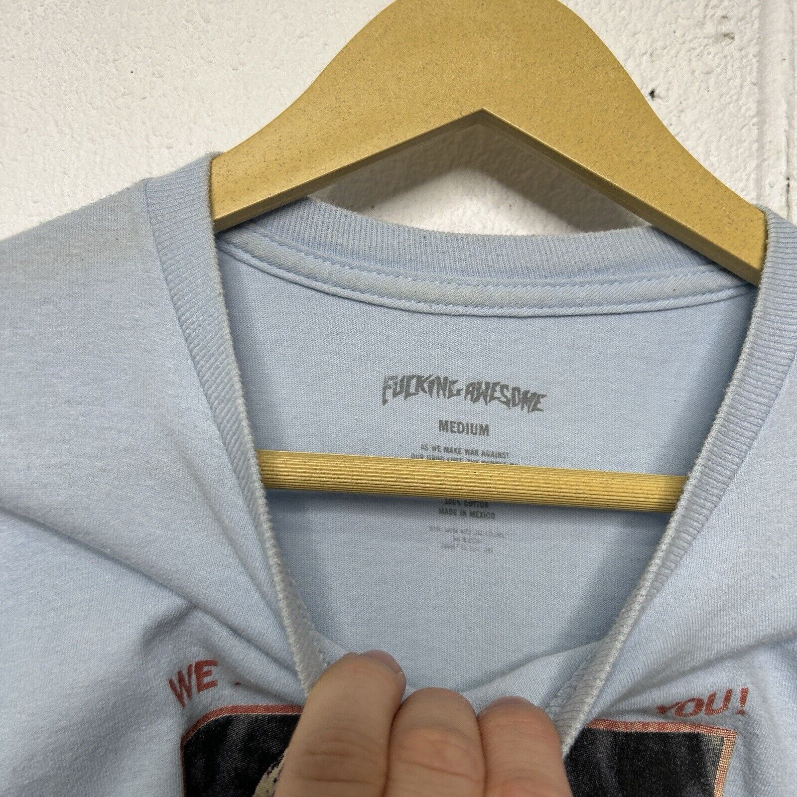 Fucking Awesome F*cking Awesome “We Are Going To Eat You” Tee Blue 2024 Size US M / EU 48-50 / 2 - 5 Thumbnail